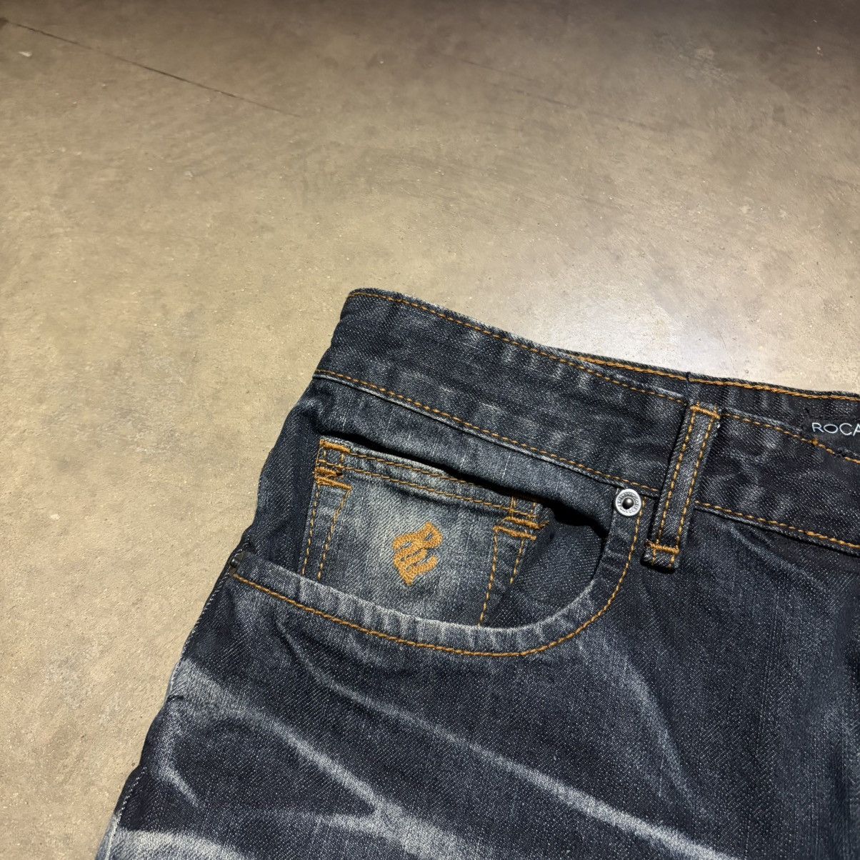 Rocawear Vintage Y2K Rocawear Baggy Denim Jeans Faded Wide Leg Skater Size US 36 / EU 52 - 6 Thumbnail