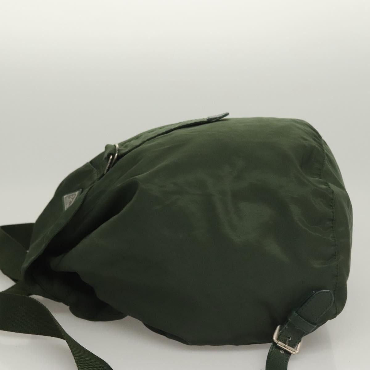 Prada PRADA Backpack Nylon Khaki Silver Size ONE SIZE - 5 Thumbnail