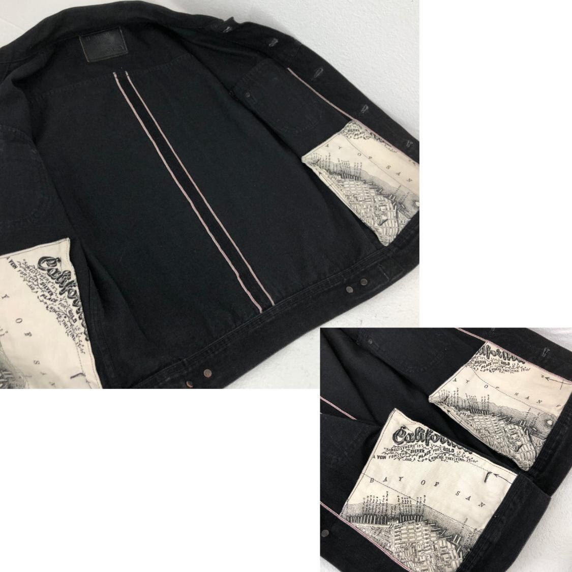 Taylor Stitch The Long Haul Black Denim Jacket Size US XS / EU 42 / 0 - 7 Thumbnail