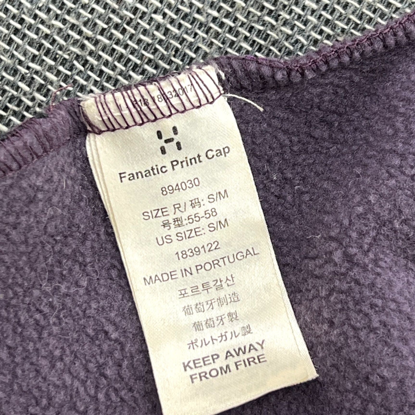 Vintage Haglofs Fanatic Beanie Unisex Adults Beanie Purple Polartec Insulated Lined Outdoor Hiking S-M Modern Knit Thermal Lightweight Cap Size ONE SIZE - 6 Thumbnail