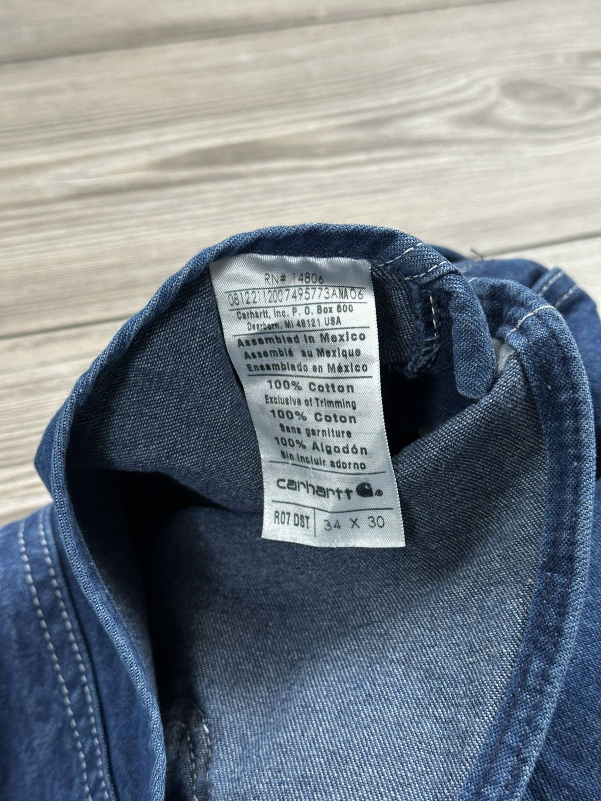 Carhartt × Vintage Carhartt Overalls Size US 35 - 6 Thumbnail