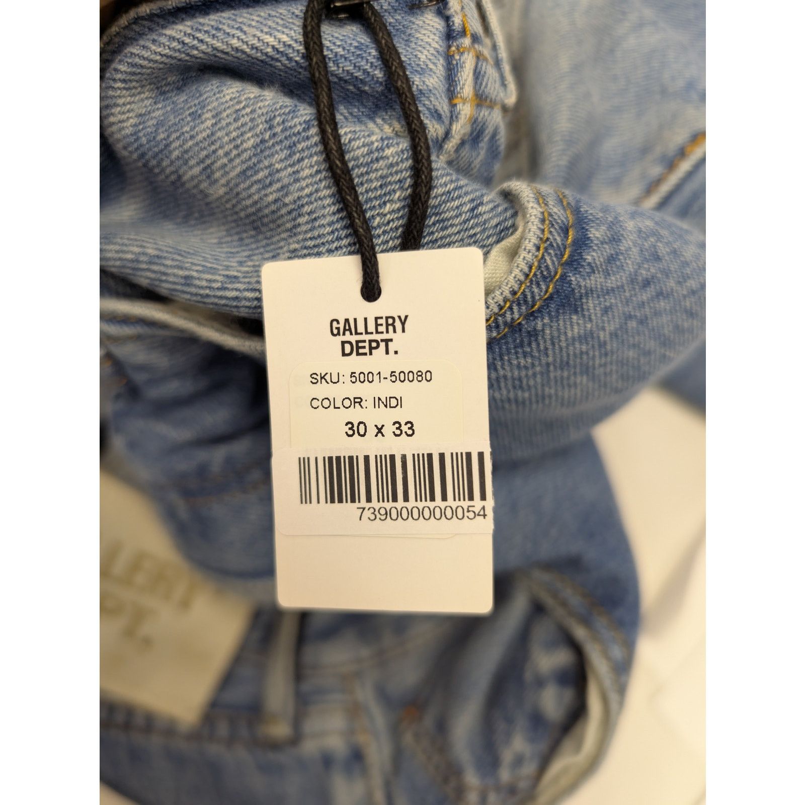 Gallery Dept. o1rshd1 Denim Jean Pants in Indigo Blue Size US 30 / EU 46 - 23 Thumbnail