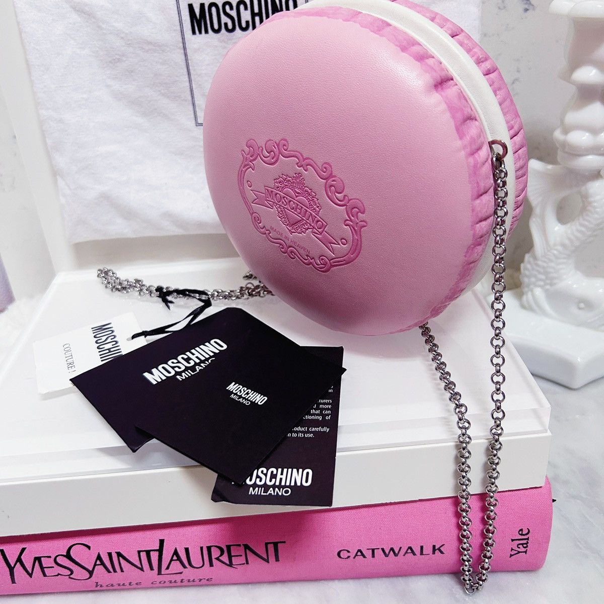 Moschino Authentic Moschino RARE Macaron Pink Marie Antoinette Bag Size ONE SIZE - 1 Thumbnail