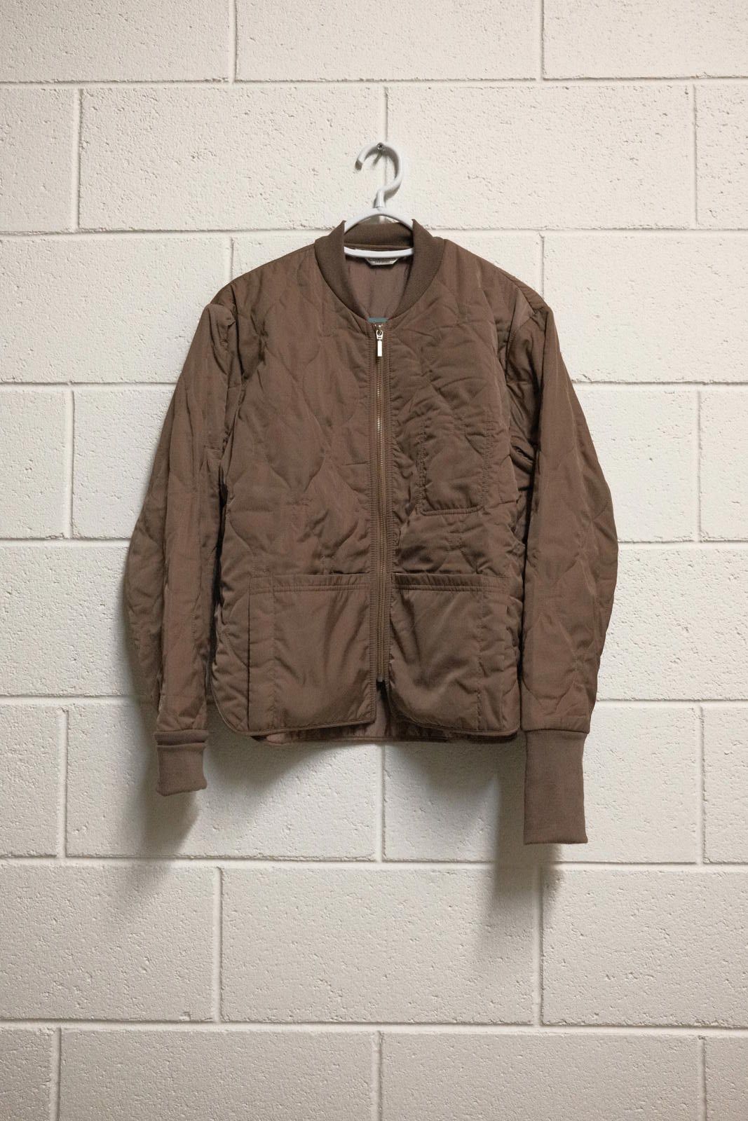 FiveBrother Five Brother Brown Quilted Bomber Jacket Size US M / EU 48-50 / 2 - 4 Thumbnail