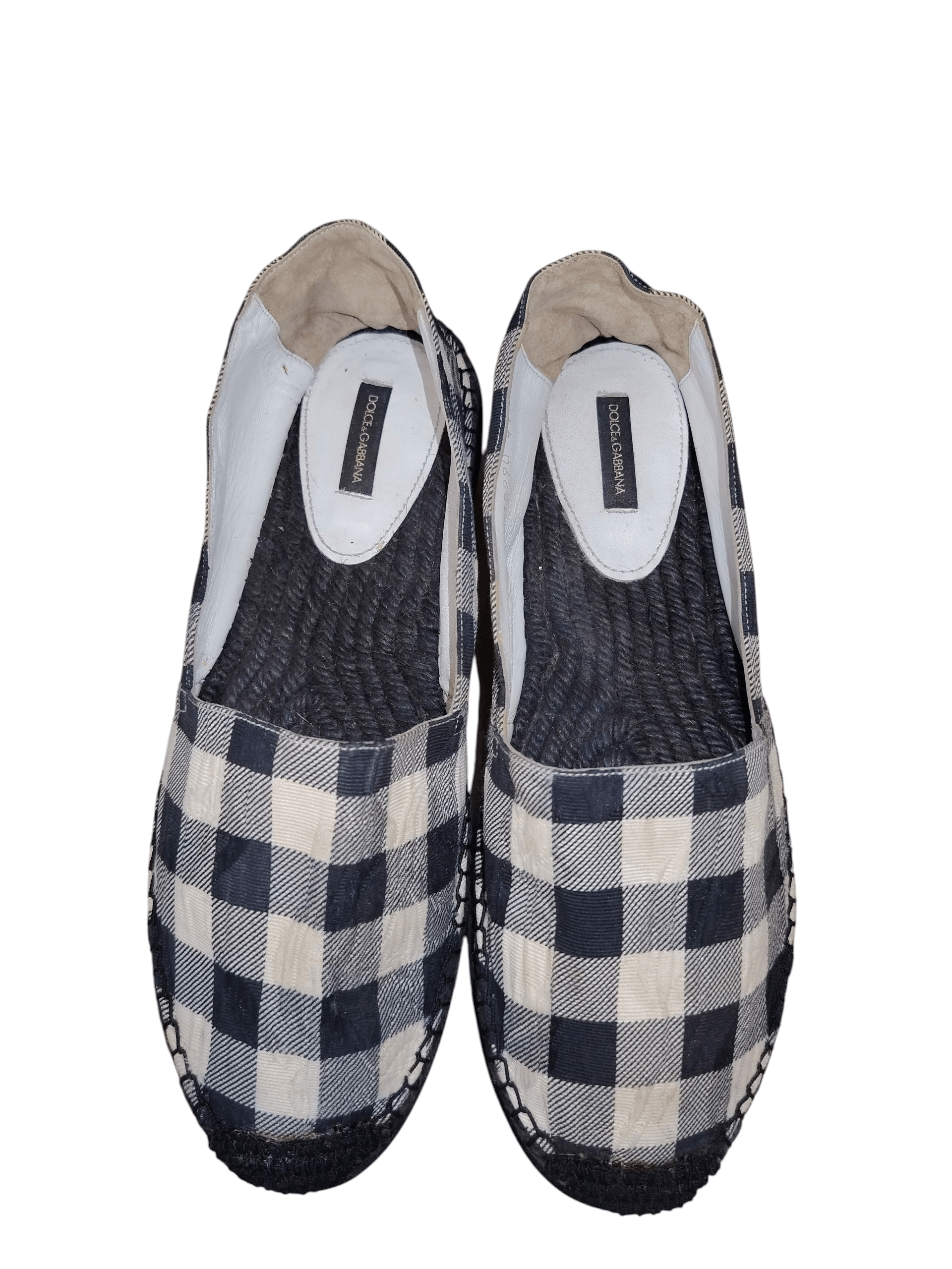 Dolce & Gabbana Dolce & Gabbana Checkered Espadrilles Platform Size US 11 / IT 41 - 3 Thumbnail