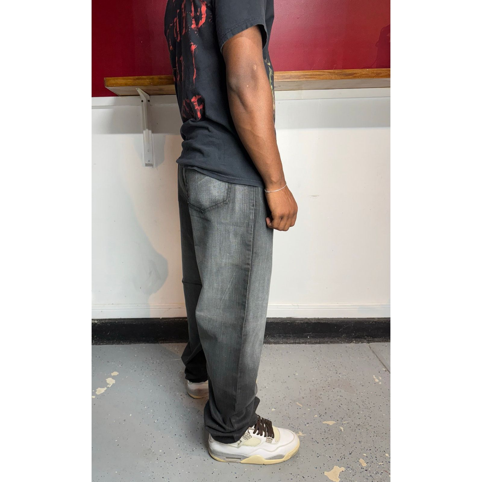 JNCO Y2K baggy grey fade jeans size 38x30 Size US 38 / EU 54 - 3 Thumbnail
