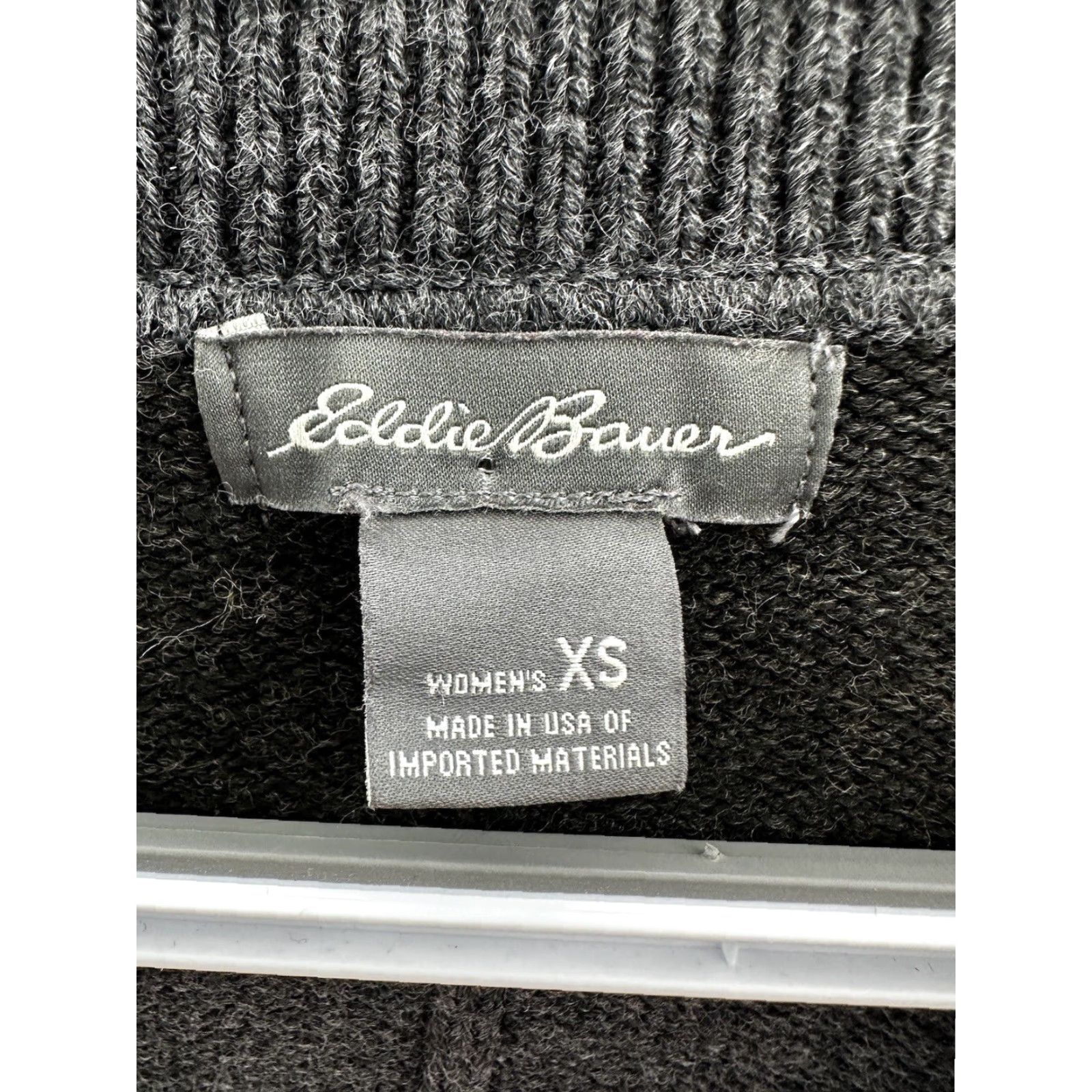 Eddie Bauer Eddie Bauer Womens Sweater Striped Pullover Long Sleeve XL Knit Lightweight Gray Crew Neck Modern Bohemian Outdoor Classics Womens Size XL / US 12-14 / IT 48-50 - 3 Thumbnail
