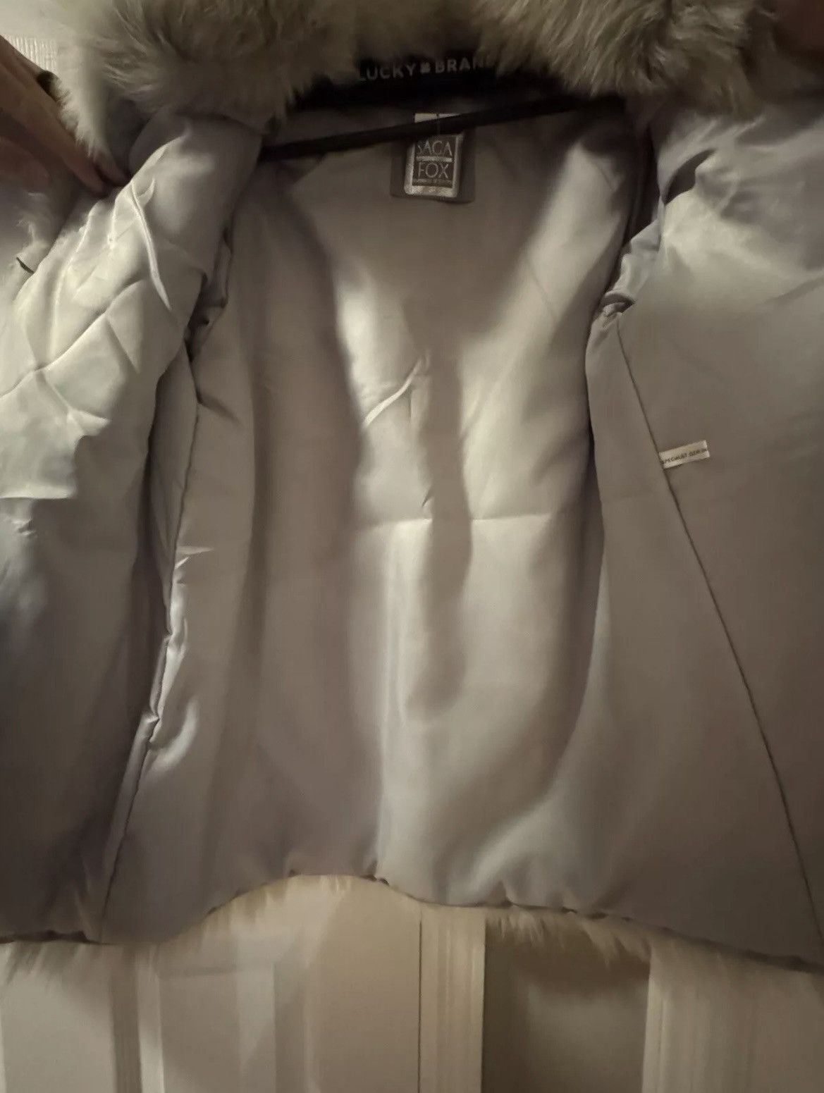 Sagafurs White saga fox vintage coat sz small Size S / US 4 / IT 40 - 4 Thumbnail