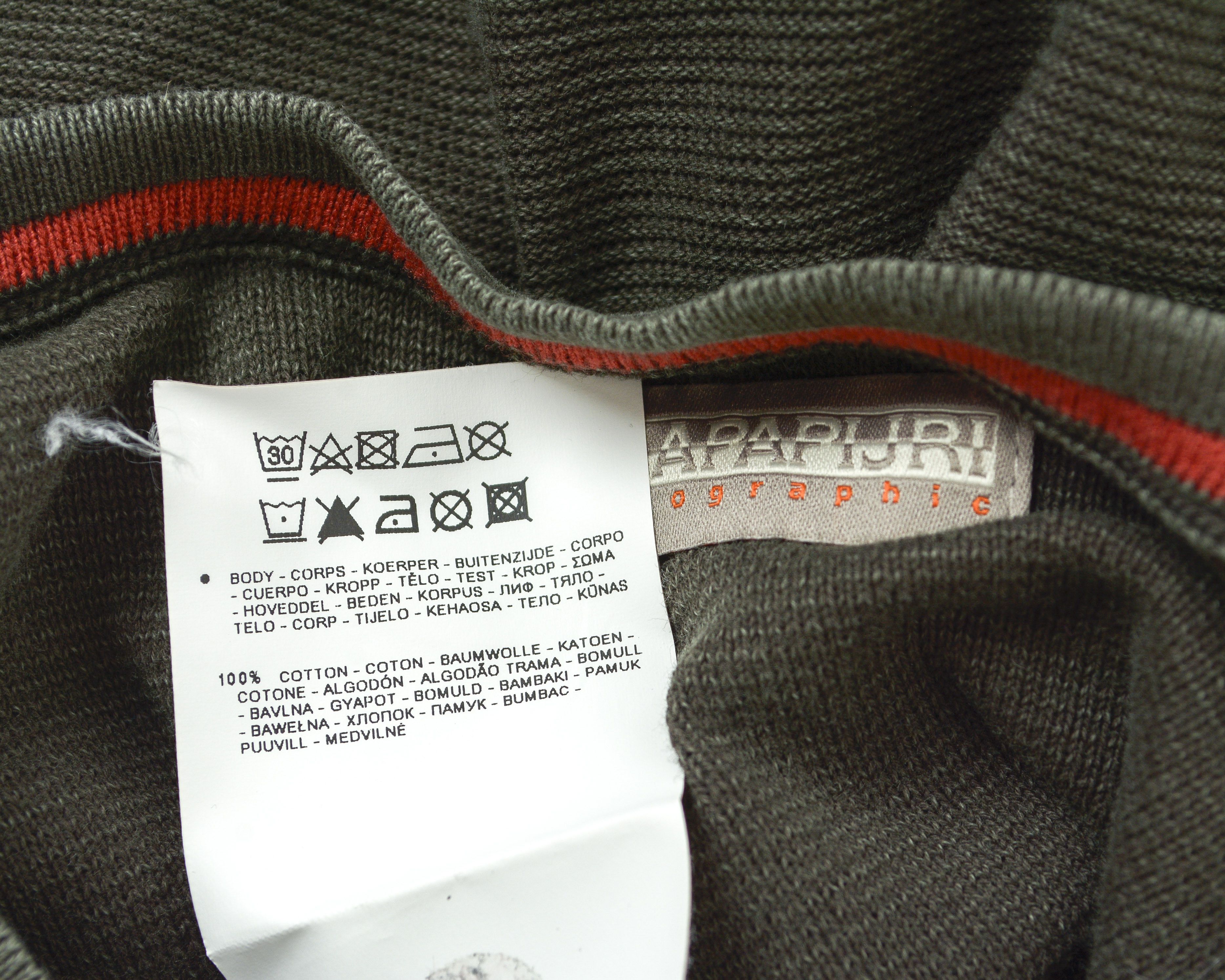 Napapijri Men's Jumper Pullover M Sweater Knit Crew Neck Sweatshirt Size US M / EU 48-50 / 2 - 6 Thumbnail