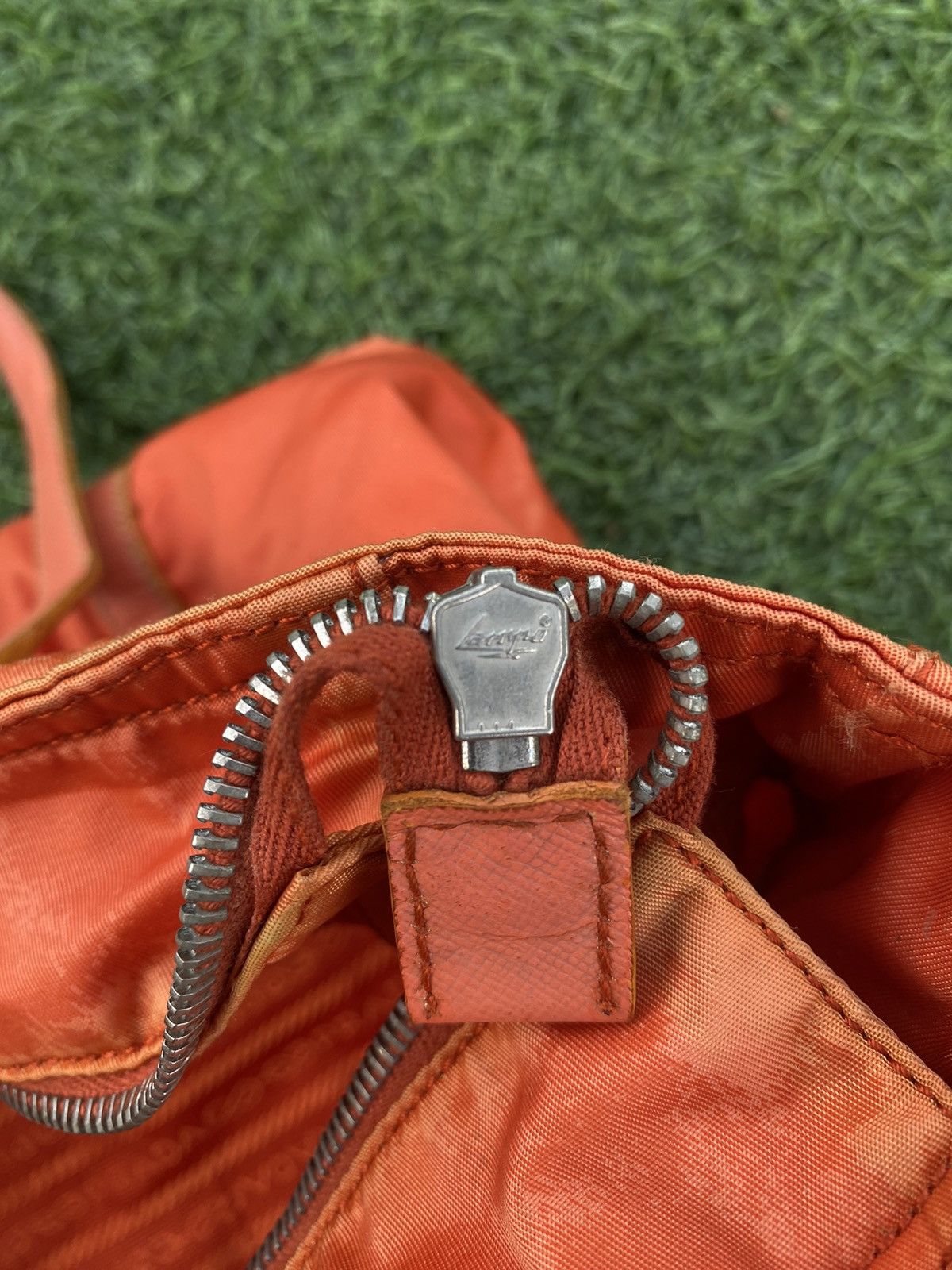 Prada PRADA ORANGE NYLON SHOULDER BAG Size ONE SIZE - 10 Thumbnail
