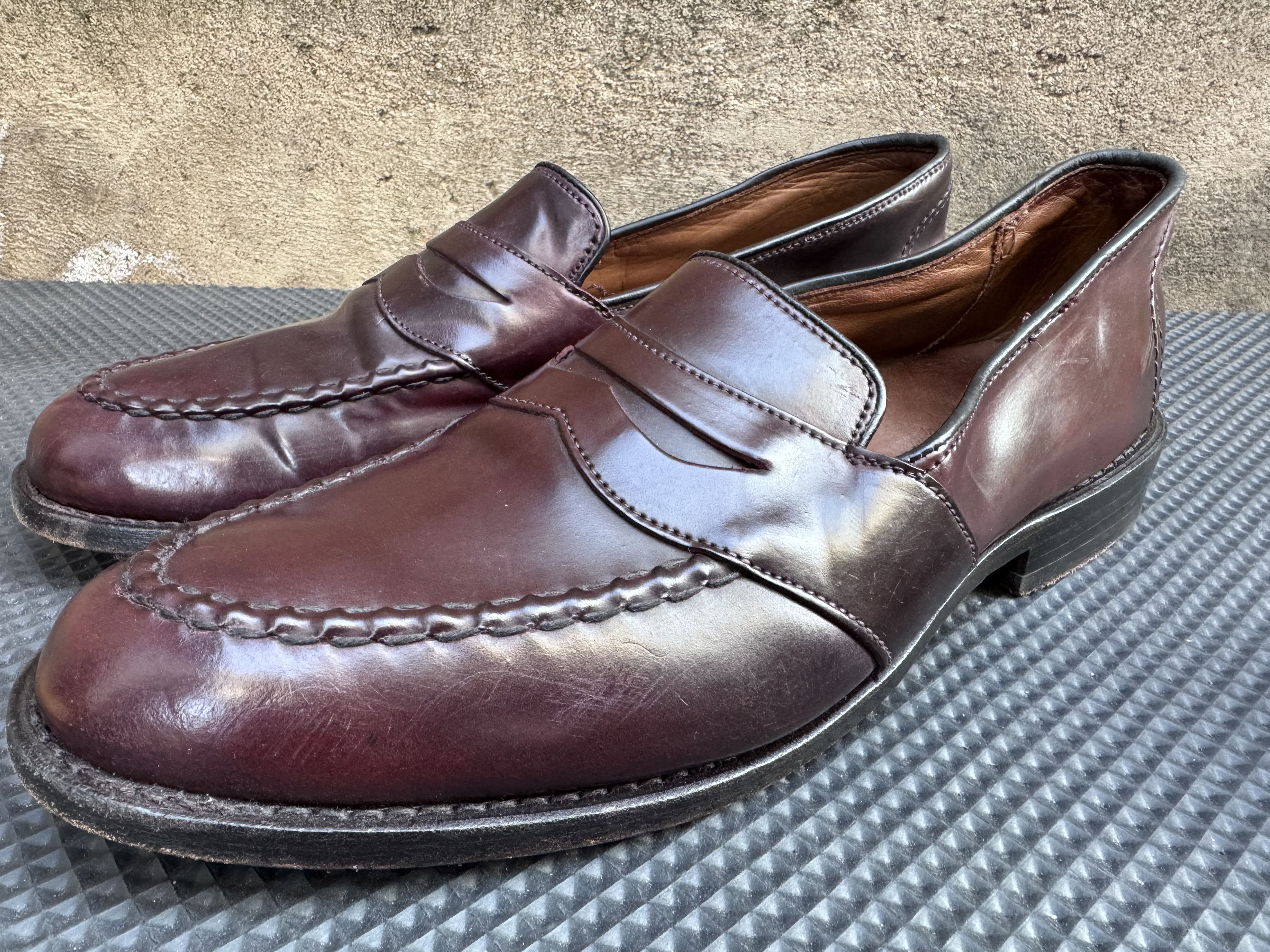 Church's Allen Edmonds Randolph Shell Cordovan Penny Loafers Size US 10 / EU 43 - 1 Thumbnail