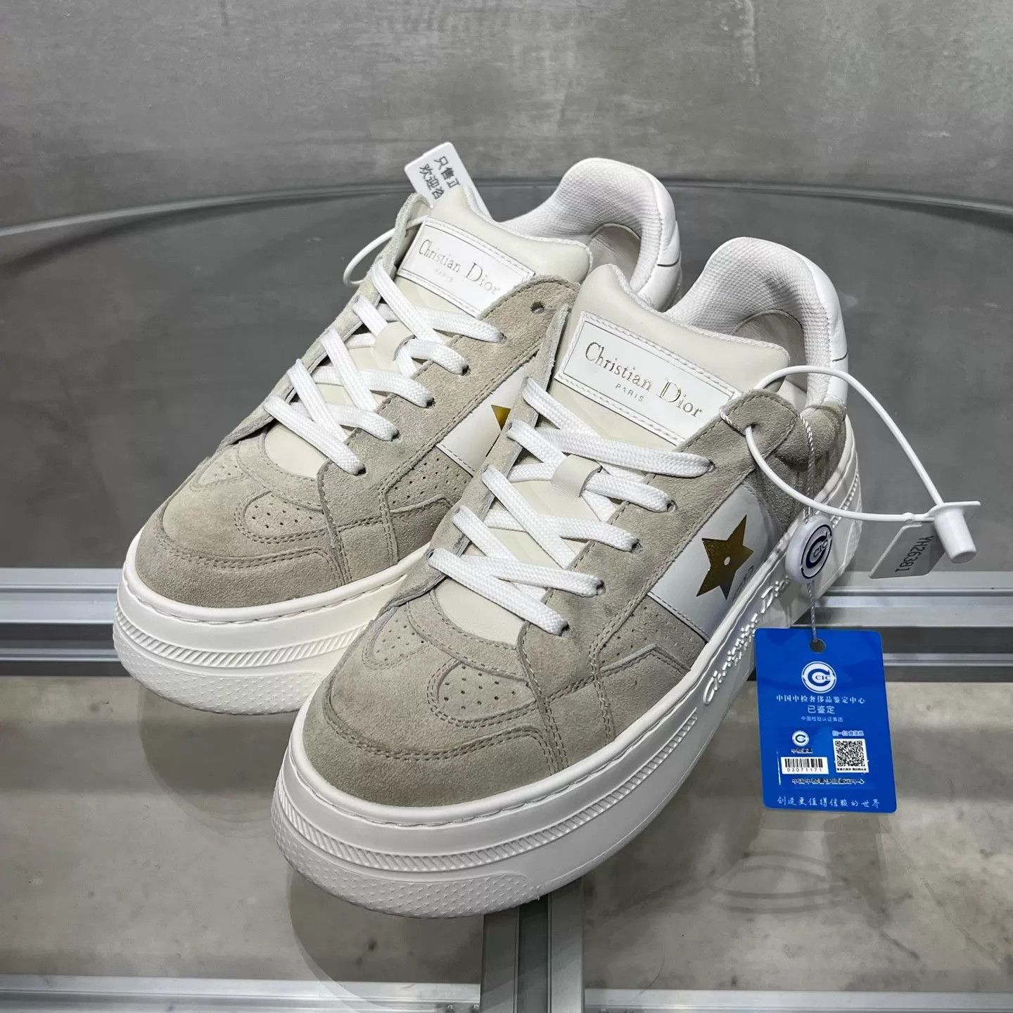 Dior Dior Star Pentagram Platform Cracker 35 YH26381 Size US 4.5 / IT 34.5 - 2 Thumbnail