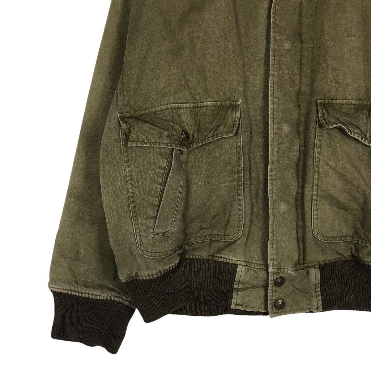 Japanese Brand 🔥VINTAGE BIKER BOMBER JACKET BIG POCKETS SPOKEMAN Size US M / EU 48-50 / 2 - 6 Thumbnail