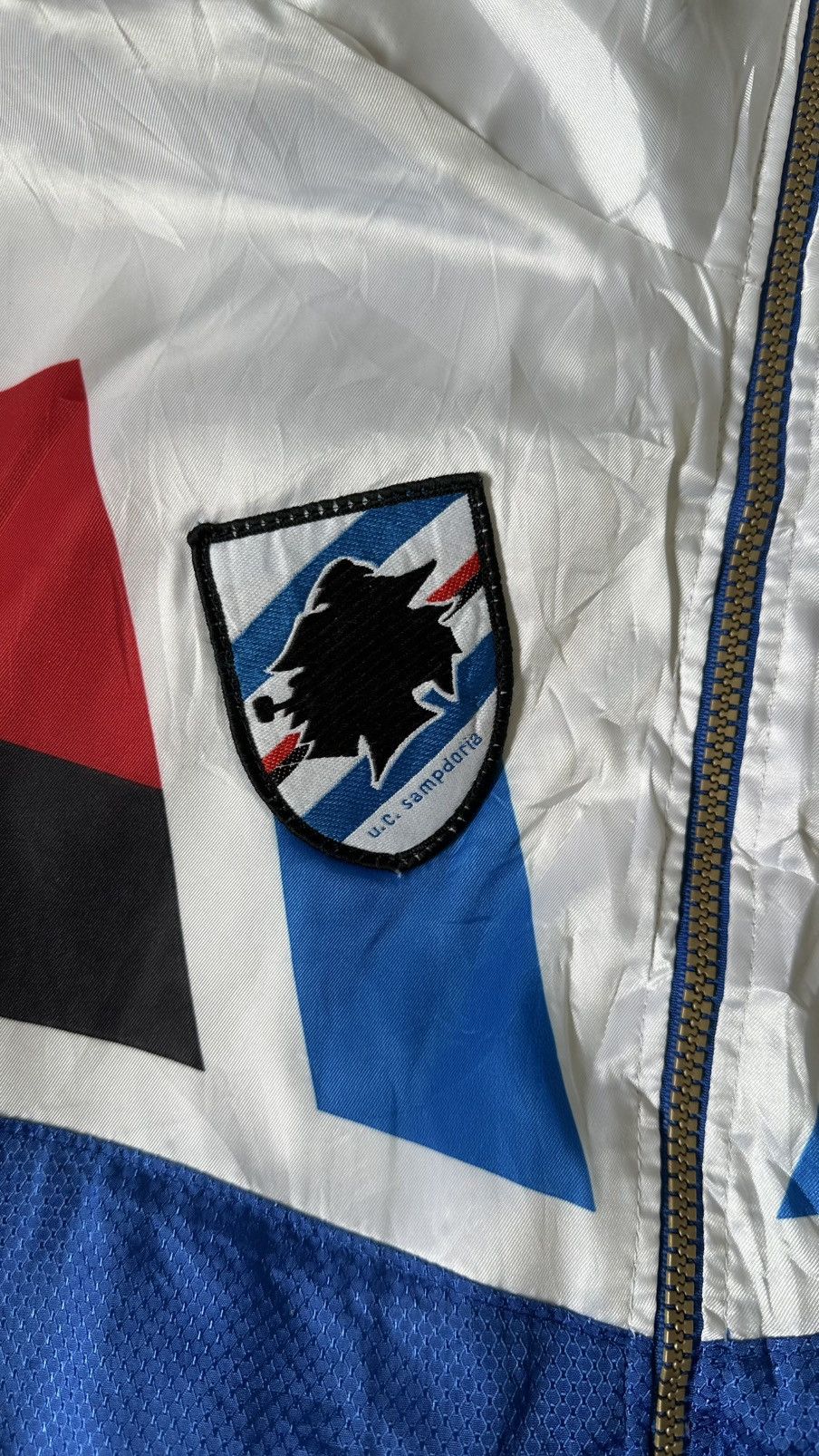 Asics VINTAGE ASICS SAMPDORIA TRAINING JACKET Size US L / EU 52-54 / 3 - 3 Thumbnail