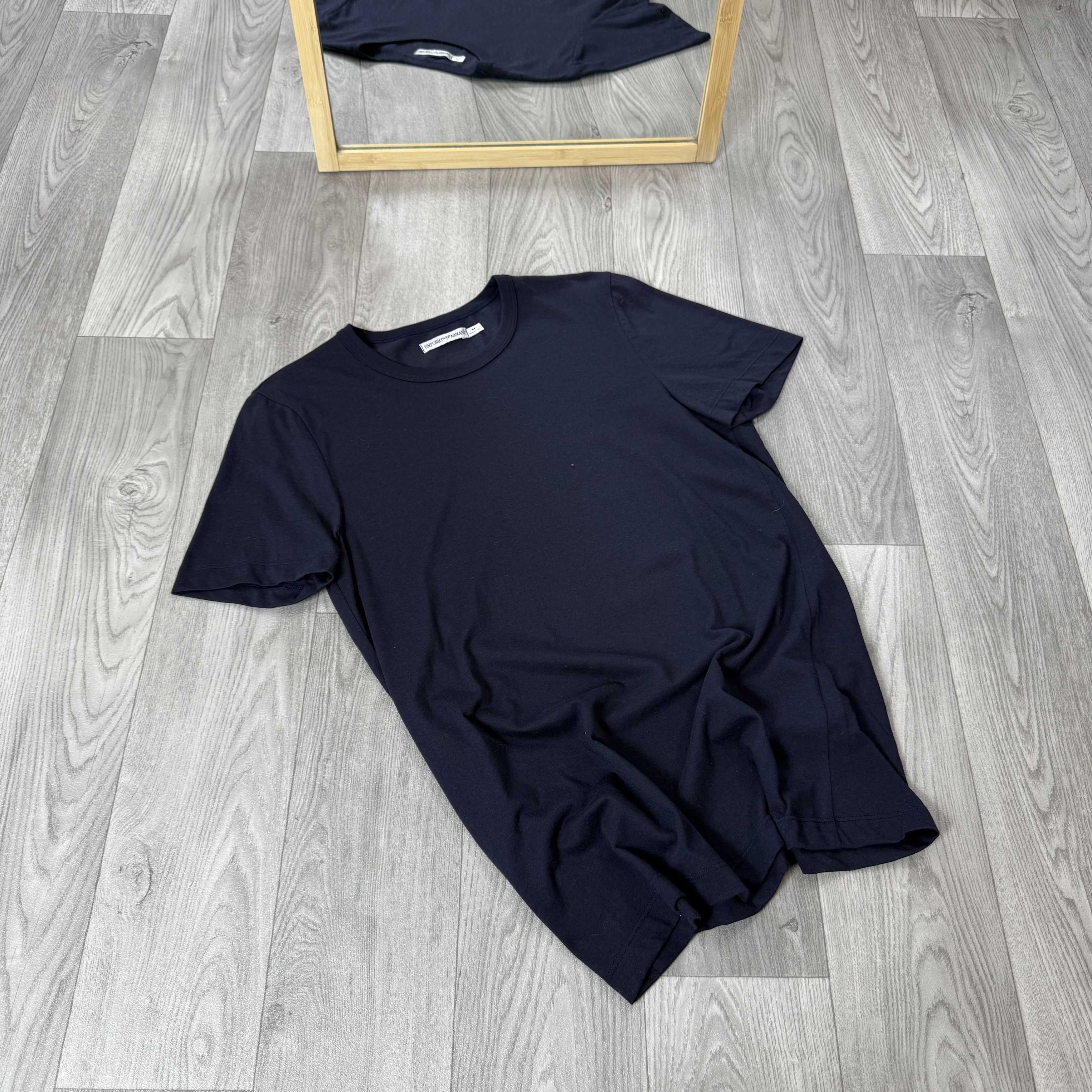 Emporio Armani Vintage Emporio Armani Blue Tee Shirt M Size US M / EU 48-50 / 2 - 4 Thumbnail