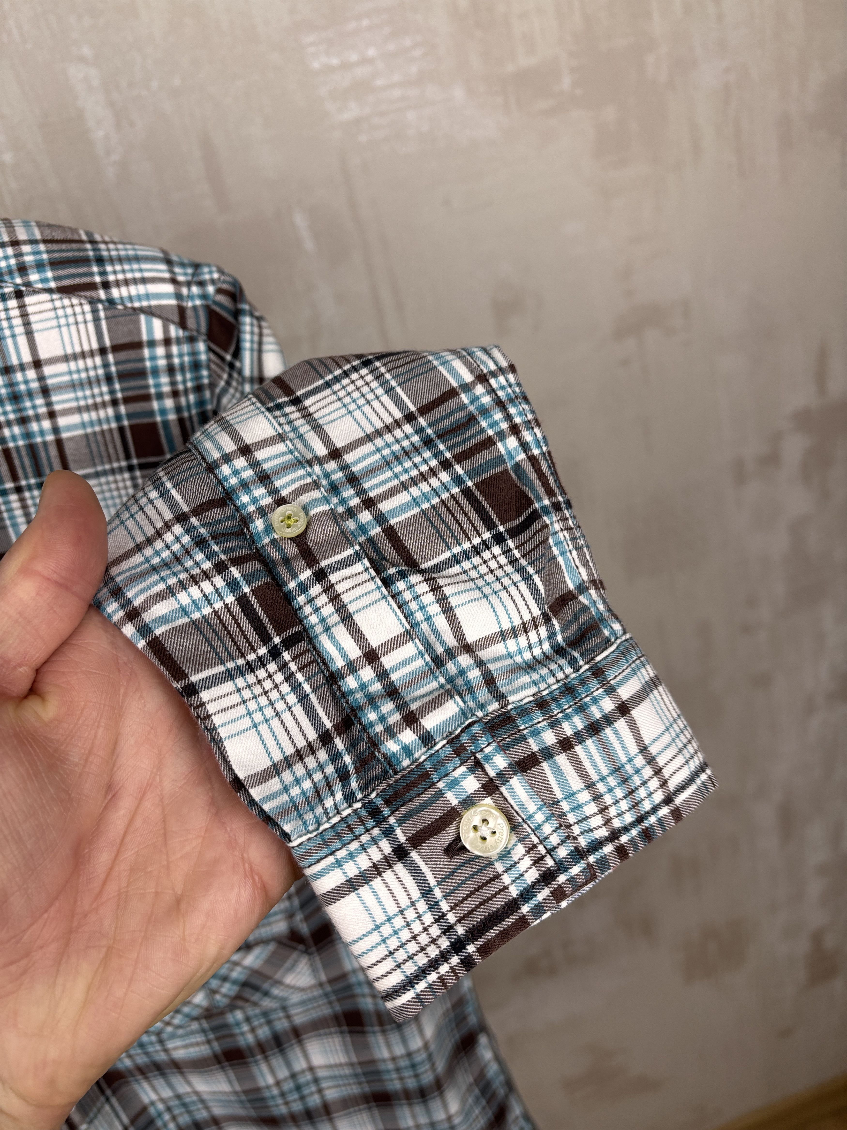 Pretty Green Pretty Green Check Long Sleeve Shirt Button Down Size US L / EU 52-54 / 3 - 9 Thumbnail