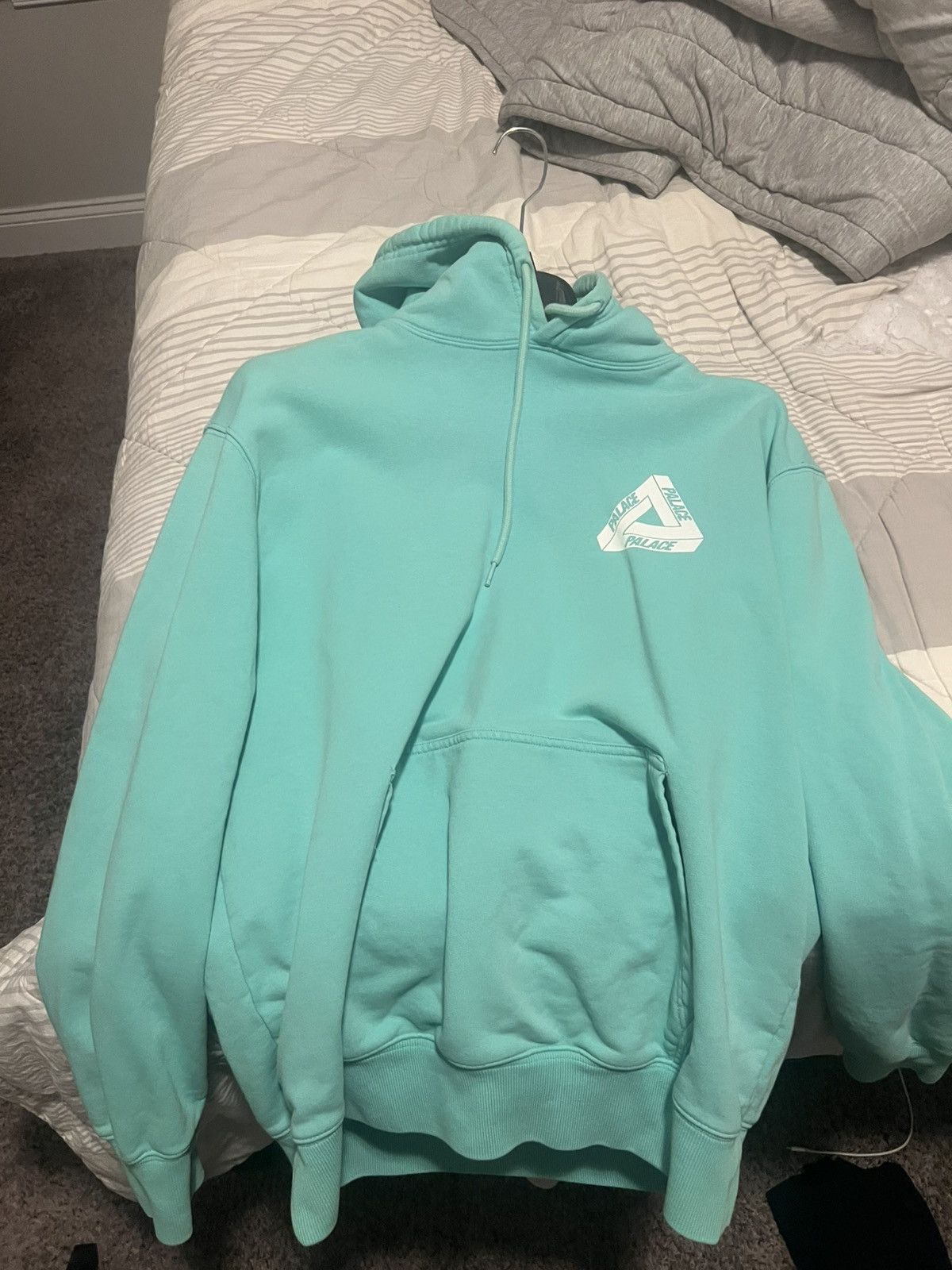 Palace × Supreme Palace Hoodie from Palace Store in NY Seafoam Green Size US M / EU 48-50 / 2 - 1 Thumbnail