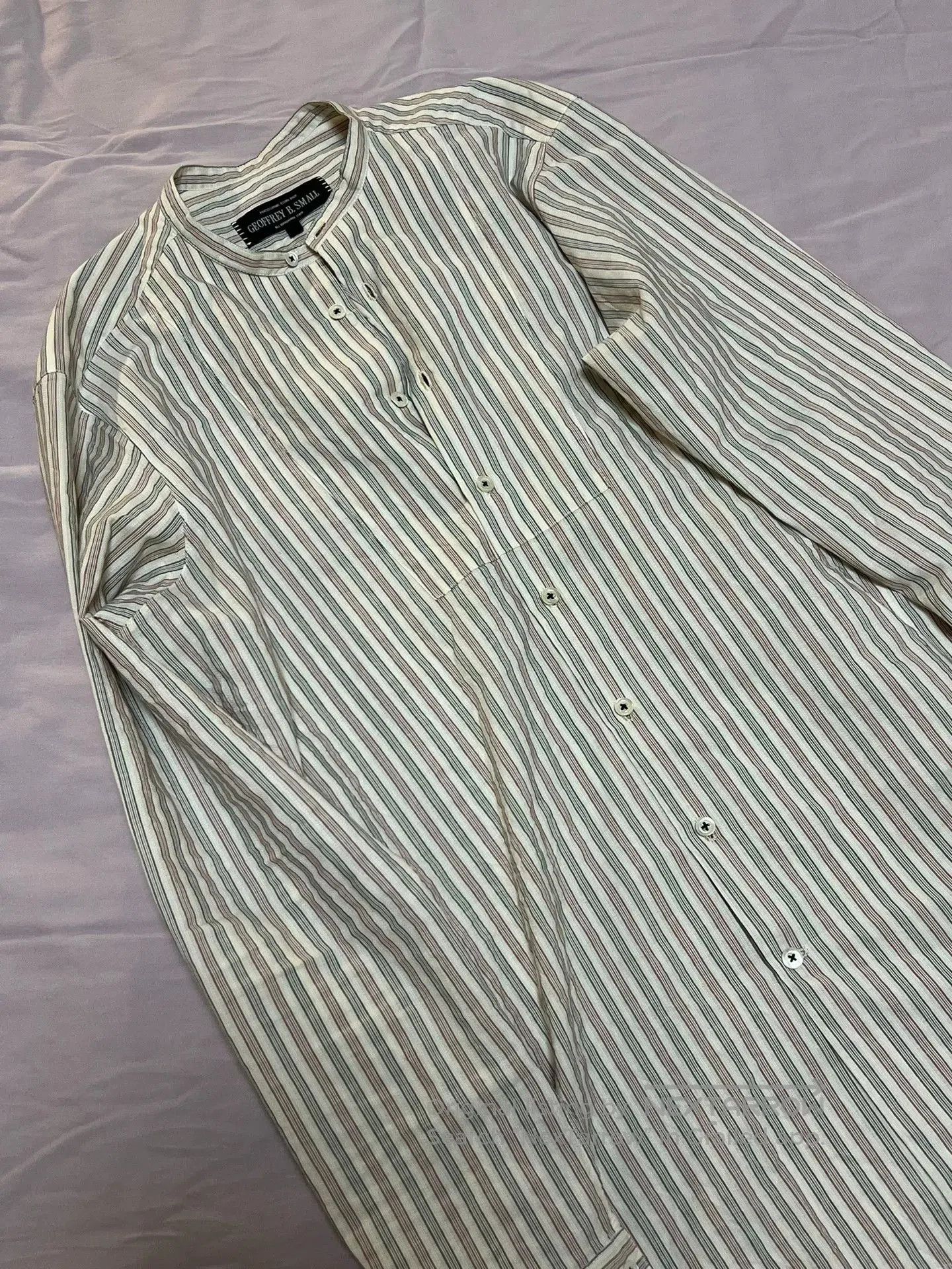 Geoffrey B. Small Geoffrey B.Small Red White Blue Striped Shirt. Size US L / EU 52-54 / 3 - 1 Thumbnail