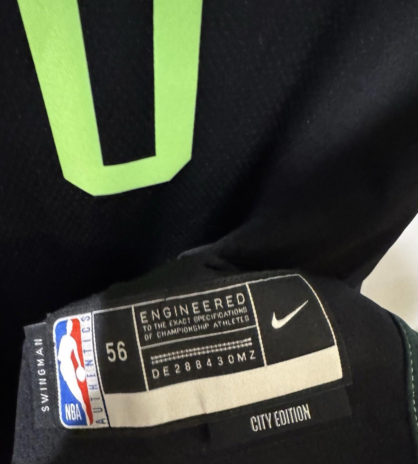 Nike Jayson Tatum NBA Boston Celtics 2024 Nike City Jersey Men Size ONE SIZE - 6 Thumbnail