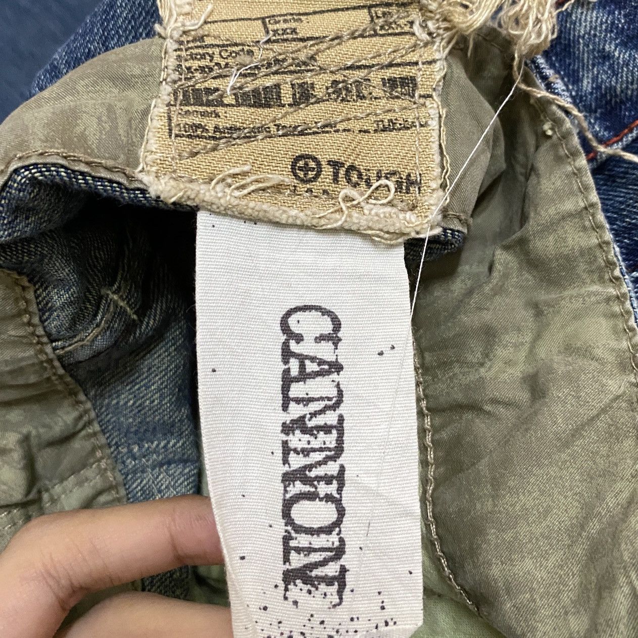 Japanese Brand Very Rare Design Vintage Brand Tough Jeans 2000s Size US 30 / EU 46 - 12 Thumbnail