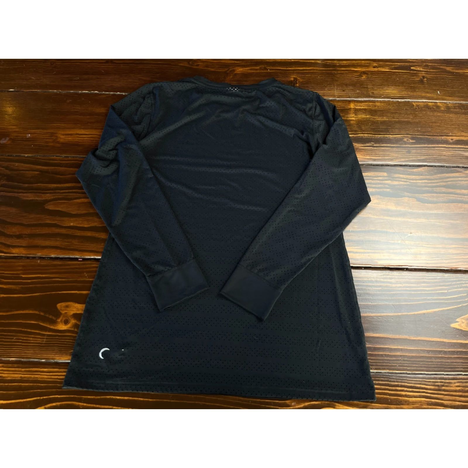 Vintage Zyia Active Shirt Women's Large Black Long Sleeve Activewear Pullover Crew Neck Modern Shirt Mens? Size L / US 10 / IT 46 - 2 Thumbnail