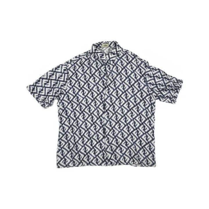 Fendi Fendi Casual Stylish Short Sleeve Shirt 0079 Size US M / EU 48-50 / 2 - 1 Thumbnail
