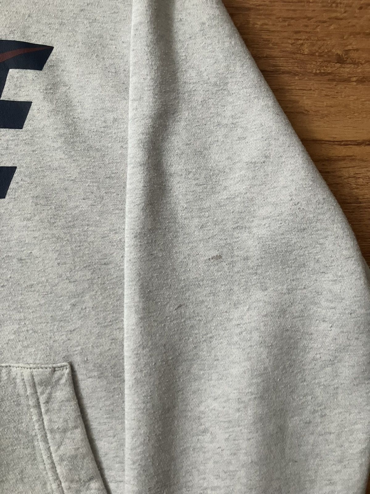 Nike × Vintage Grey Nike Long Sleeve Hoodie Sportswear Vintage Streetwear Size US S / EU 44-46 / 1 - 8 Thumbnail