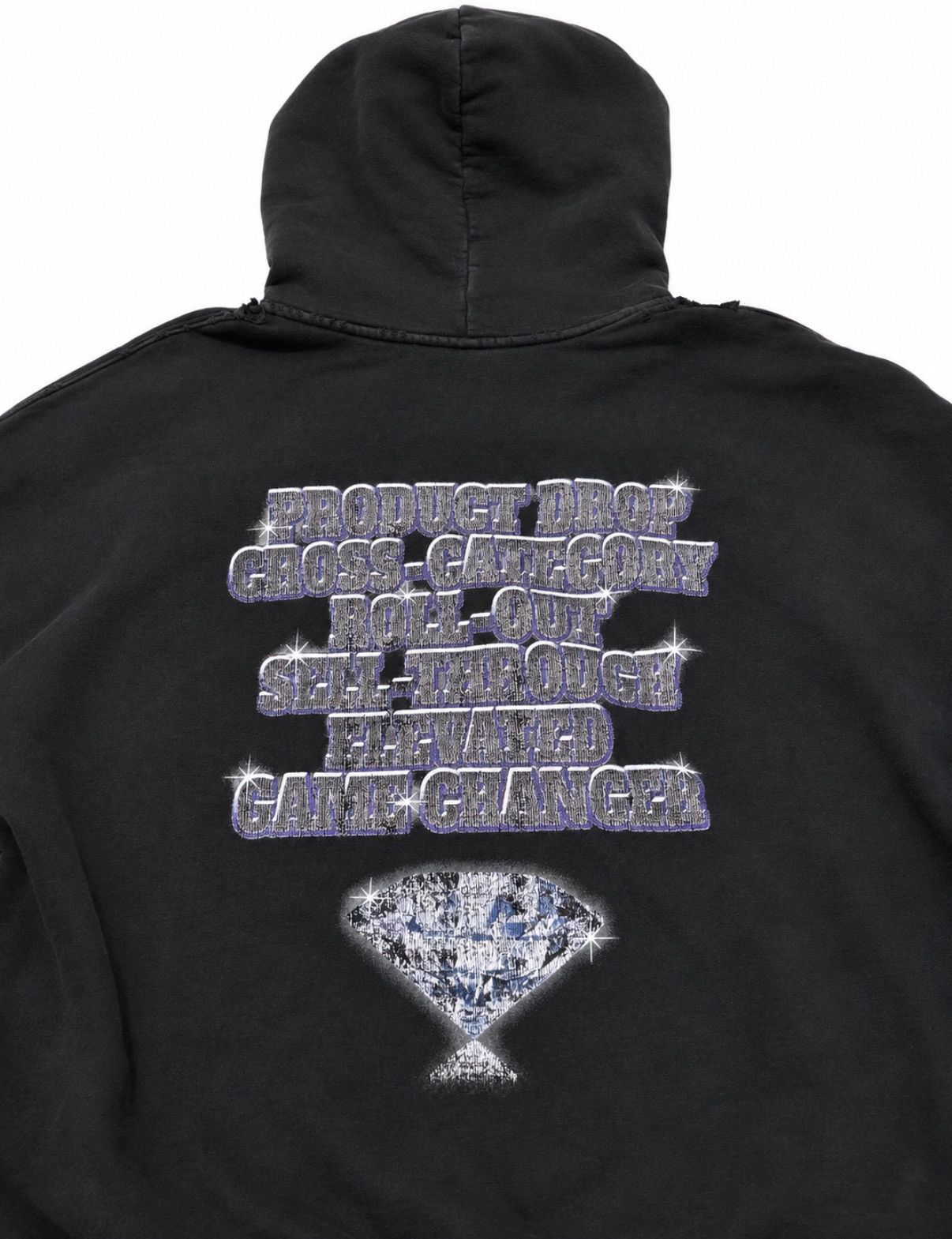 Balenciaga Balenciaga See Now Buy Now Distressed Hoodie Size US M / EU 48-50 / 2 - 6 Thumbnail
