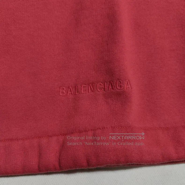 Balenciaga Balenciaga Red High Neck Sweatshirt Size US XS / EU 42 / 0 - 2 Thumbnail