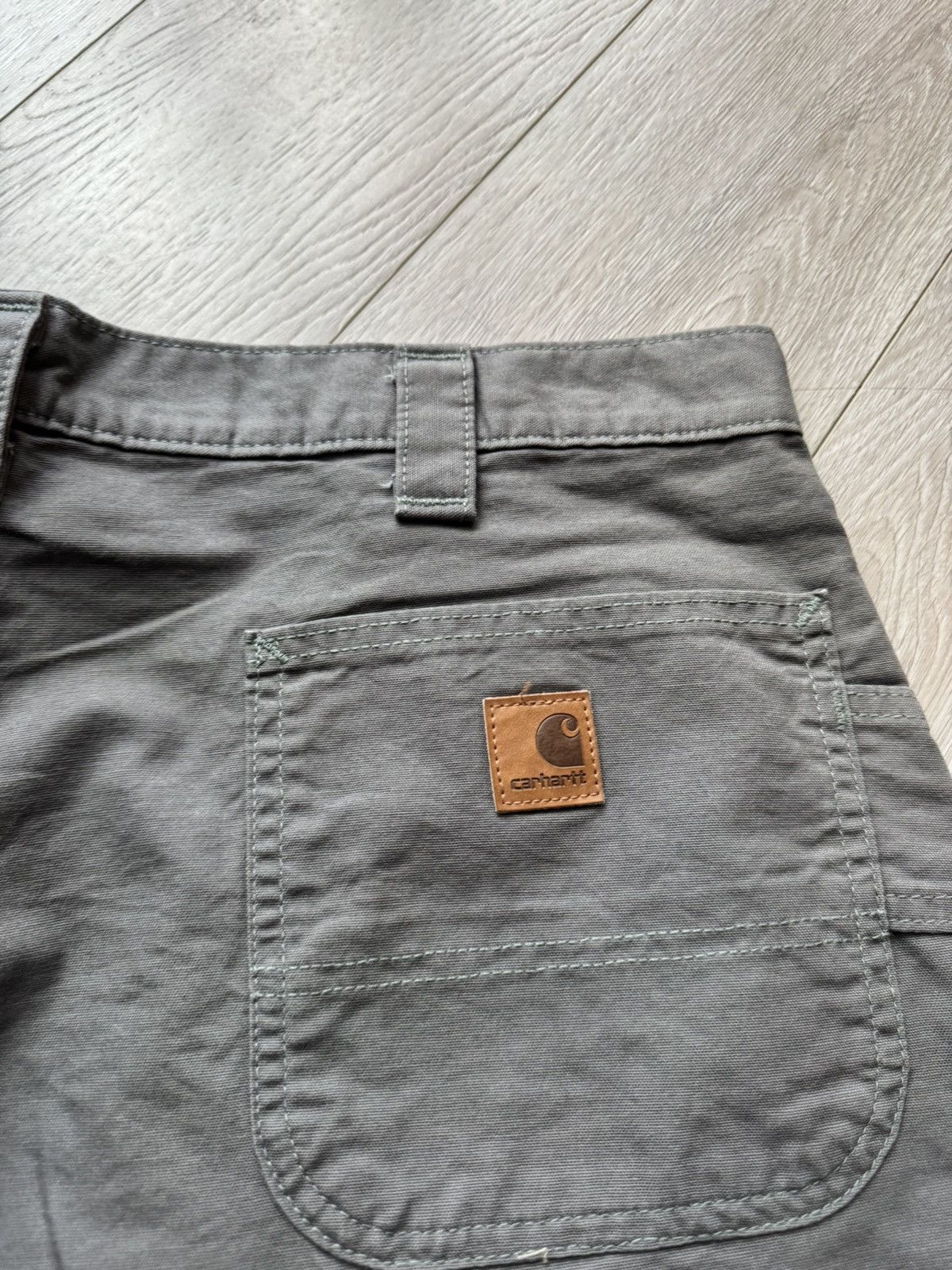 Carhartt × Vintage Carhartt Cargo Shorts Streetwear Style Size US 36 / EU 52 - 3 Thumbnail