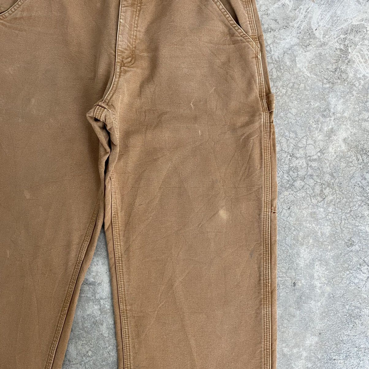 Carhartt Vintage Carhartt Blanket Lined Tan Carpenter Work Pants Size US 34 / EU 50 - 11 Thumbnail