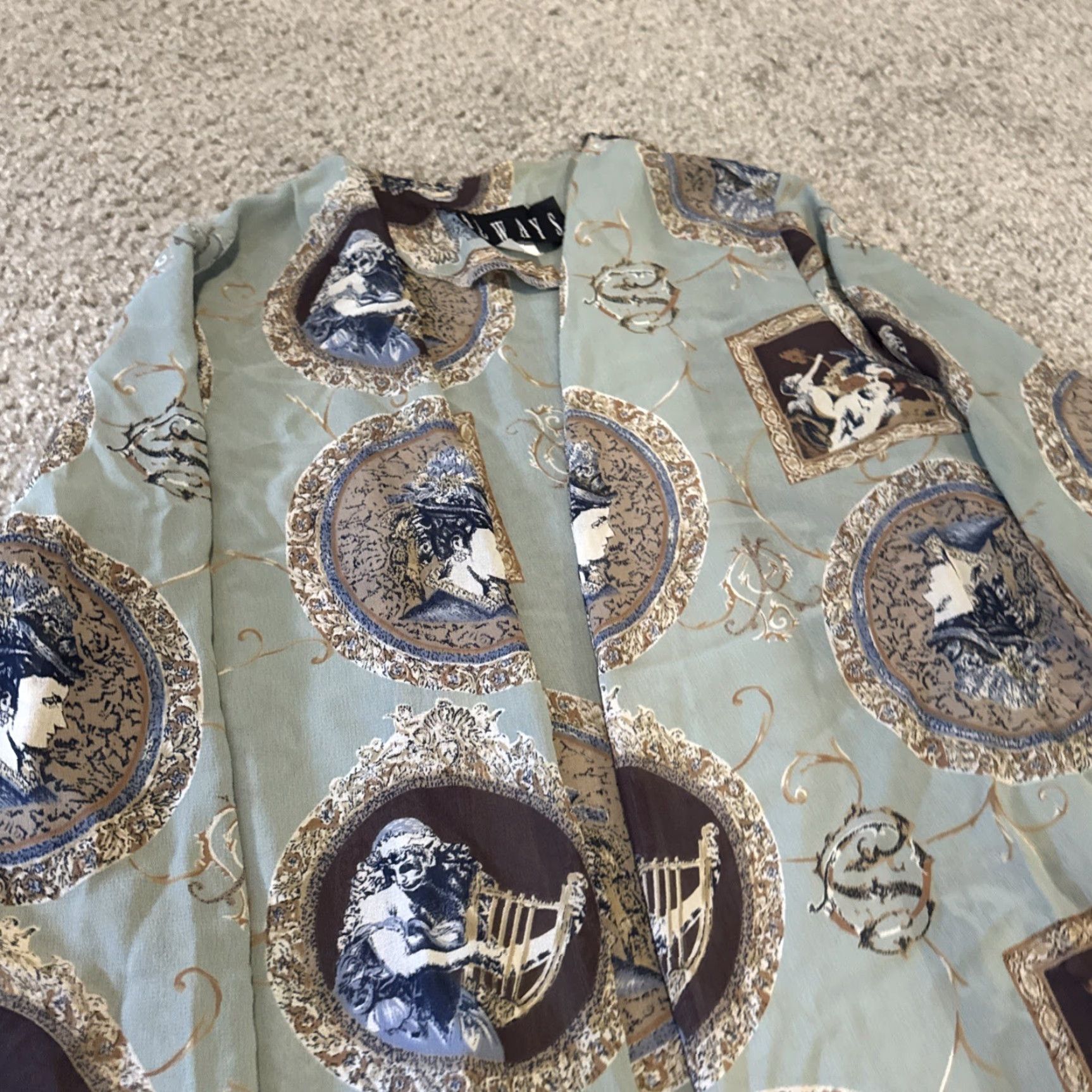 Vintage VINTAGE Always USA Women’s Blouse Size L / US 10 / IT 46 - 5 Thumbnail