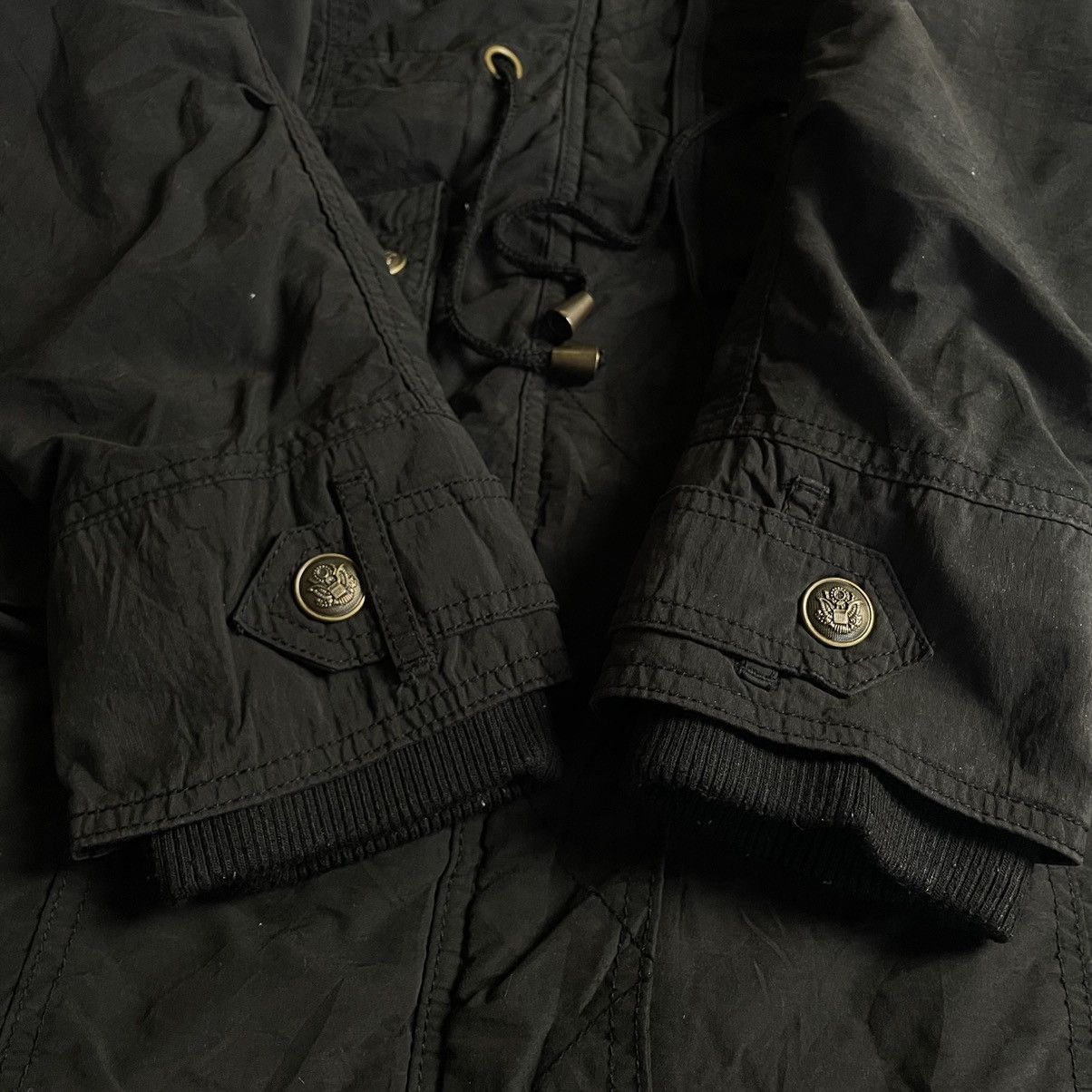 If Six Was Nine × Japanese Brand × Yasuyuki Ishii 🇯🇵 SORRIDERE MULTIPOCKET PUNK GOTHIC FUR HOODIE PARKA JACKET Size US M / EU 48-50 / 2 - 14 Thumbnail