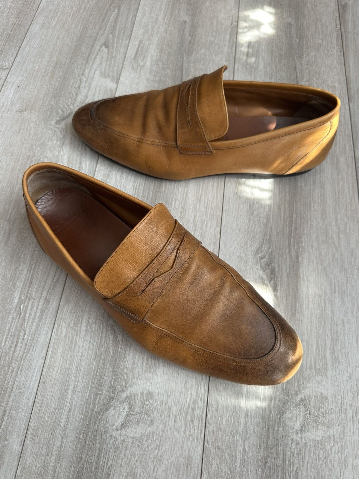 Bally BALLY LEATHER FLATS VINTAGE Size US 11 / EU 44 - 1 Thumbnail
