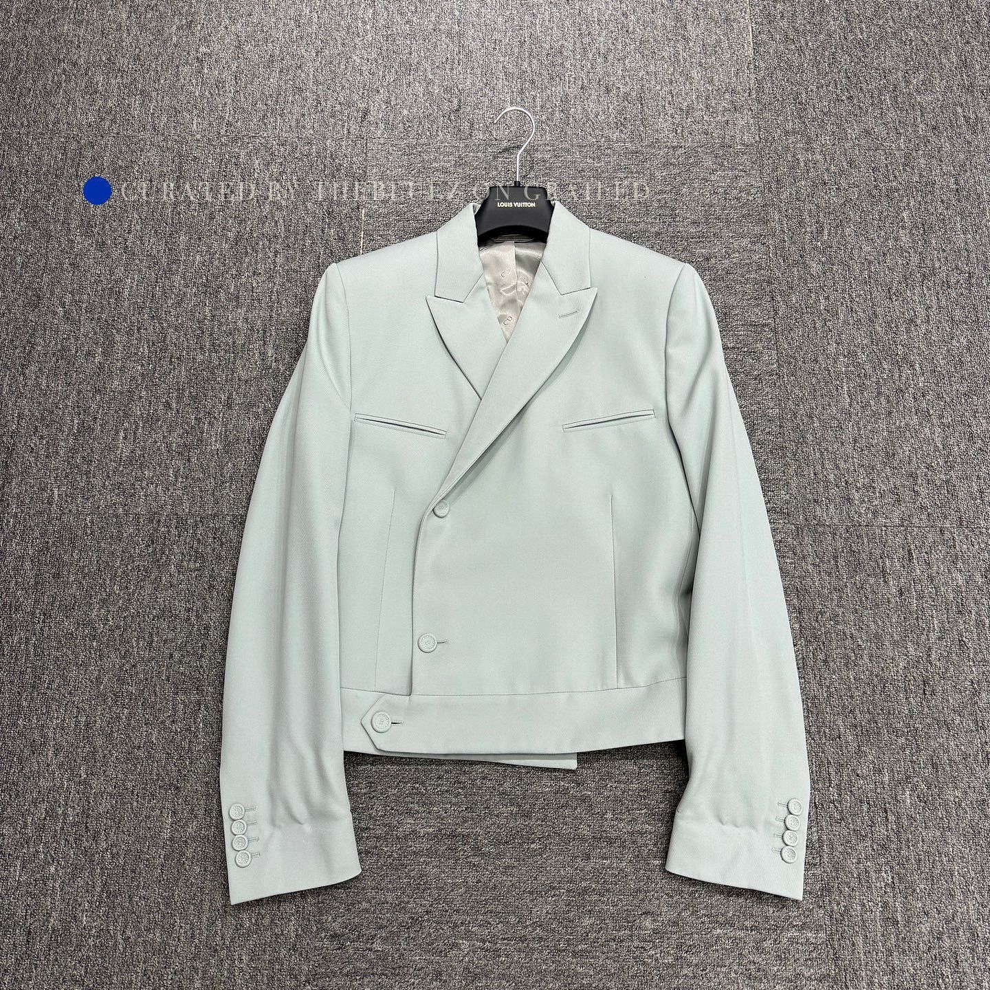 Dior Mint Green Wool Blazer Size US M / EU 48-50 / 2 - 1 Thumbnail