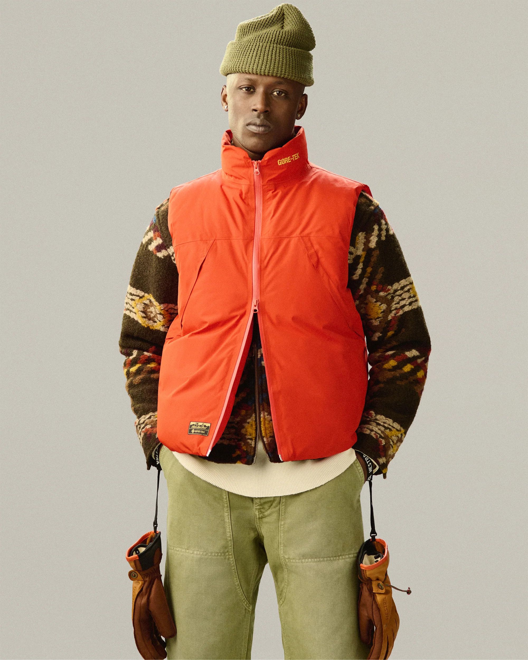 ジャケット・アウター Aime Leon Dore GORE-TEX Down Filled Vest Aime Leon Dore GORE-TEX Down Filled Vest Black Men's - FW24 - US