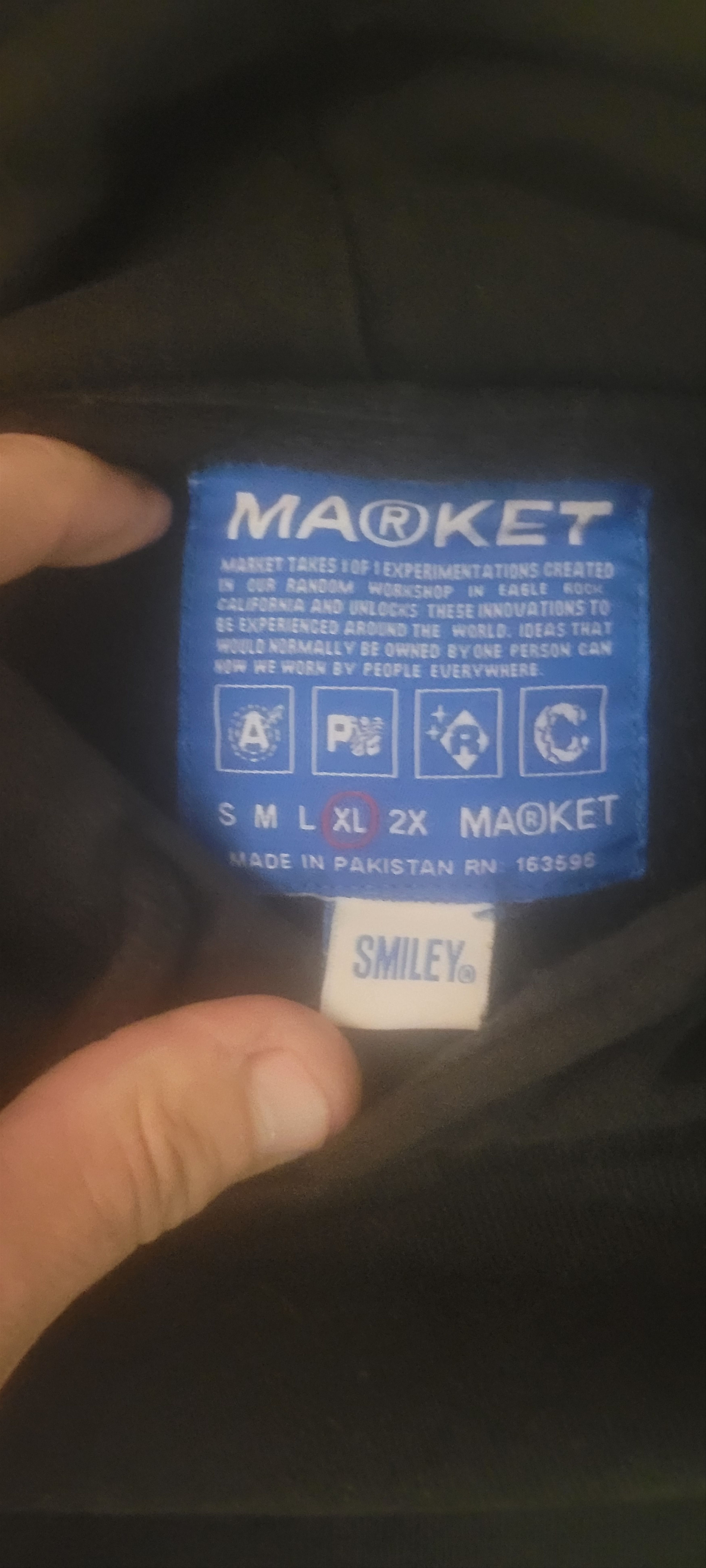 Market Market "Inner peace" hoodie Size US XL / EU 56 / 4 - 1 Thumbnail