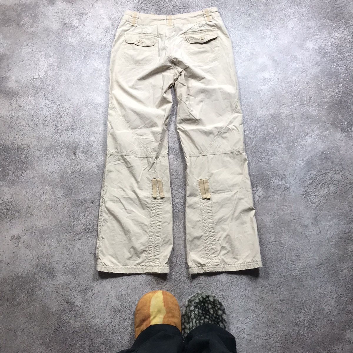 Vintage Vintage 90s Baggy Cargo Pants Distressed Parachute Skate 27 Size 27" / US 4 / IT 40 - 4 Thumbnail