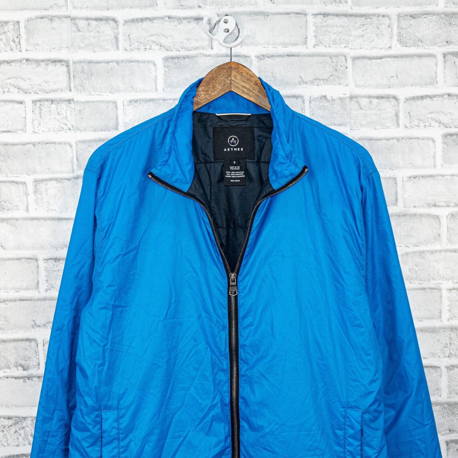 Aether Apparel AETHER Men's Packable Shelter Jacket insulated quilted blue Size US L / EU 52-54 / 3 - 6 Thumbnail