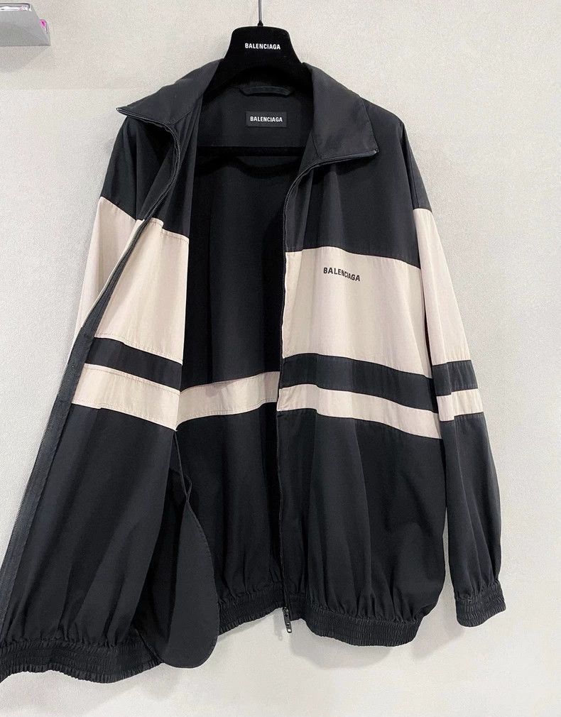 Balenciaga Balenciaga Khaki Patchwork Windbreaker Jacket Size US S / EU 44-46 / 1 - 6 Thumbnail