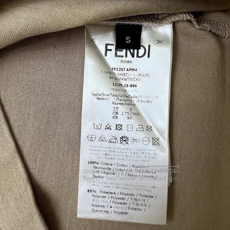 Fendi Fendi Monogram FF Zipper Pocket Short Sleeve T-Shirt Size US S / EU 44-46 / 1 - 5 Thumbnail