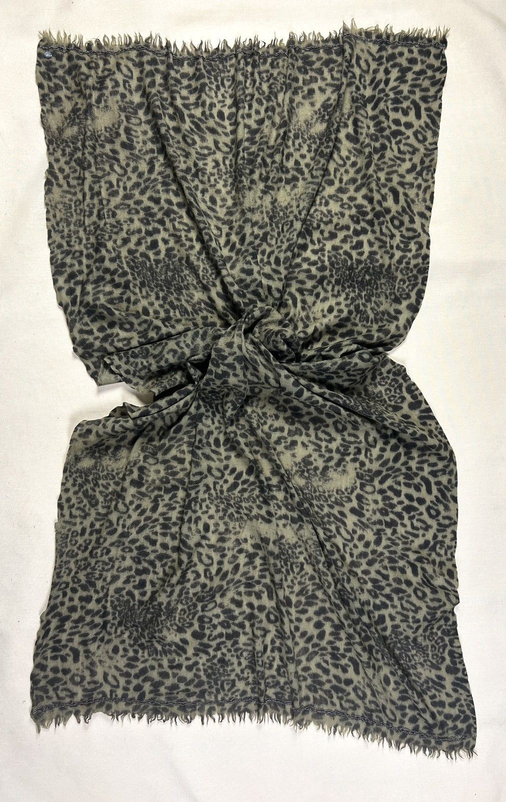 Hugo Boss Hugo Boss Orange animal print scarf Size ONE SIZE - 4 Thumbnail