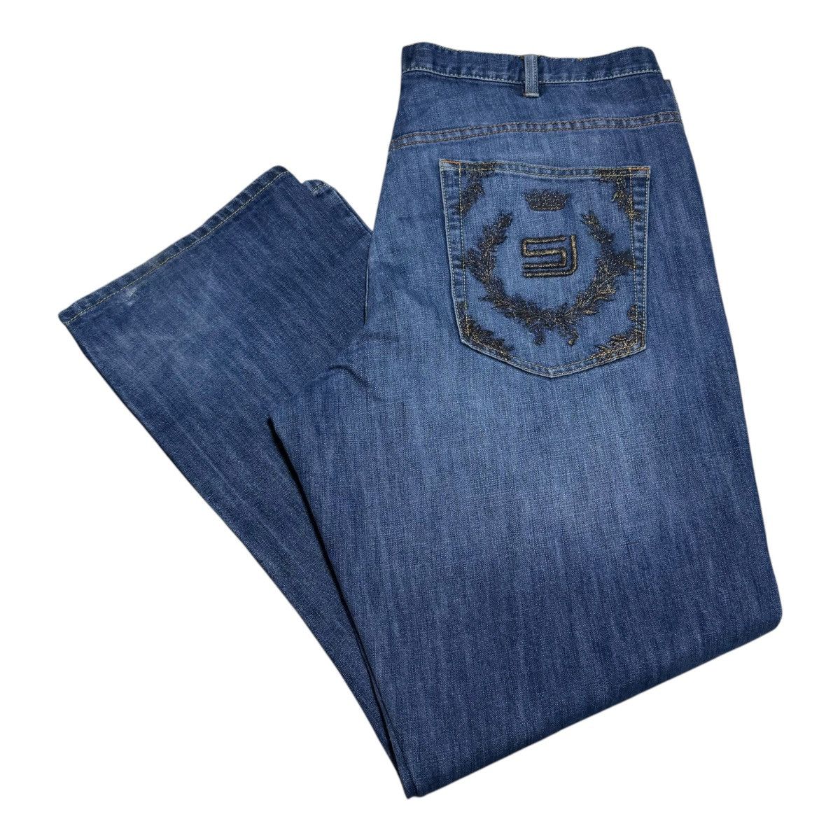 Sean John Sean John Baggy Y2K Logo Jean Pants Men’s 42x33.5 Size US 42 / EU 58 - 1 Thumbnail