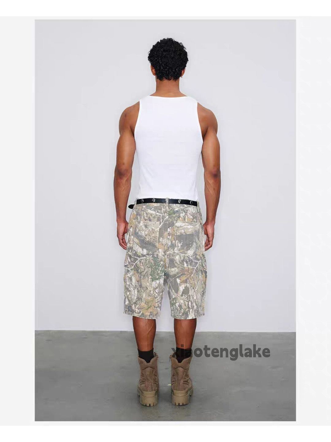 Designer × Japanese Brand × Vintage Unisex outdoor camo pattern graphic cargo shorts Size US 34 / EU 50 - 1 Thumbnail