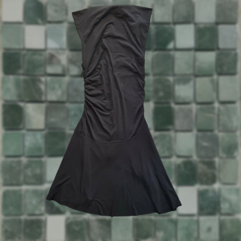 Vintage My Michelle DRESS Womens M Medium Black gold sequin on back strap sleeveless Size M / US 6-8 / IT 42-44 - 1 Thumbnail