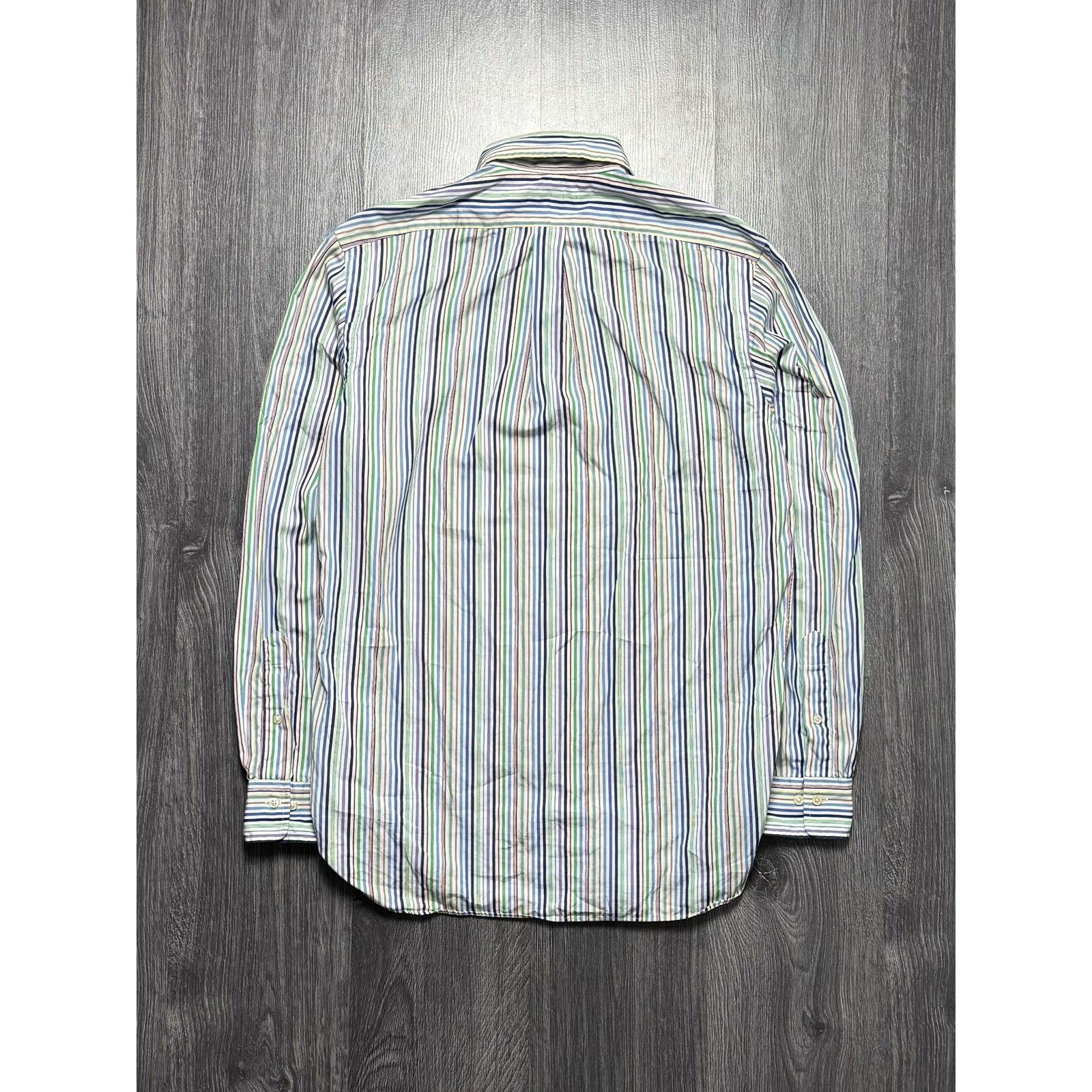 Polo Ralph Lauren × Vintage Y2K Polo Ralph Lauren Striped Shirt Size US L / EU 52-54 / 3 - 5 Thumbnail