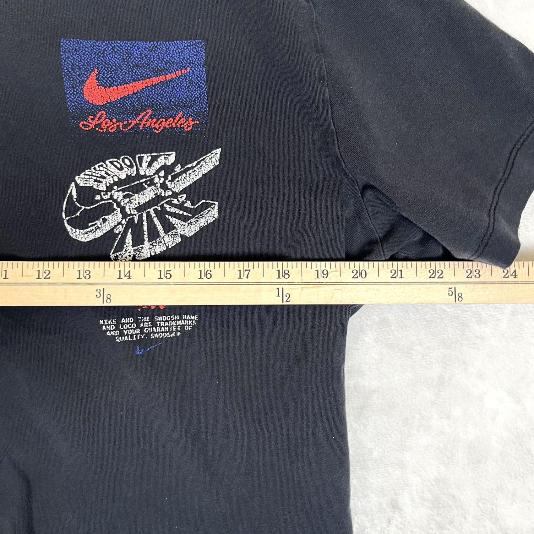 Nike Nike Los Angeles Just Do It T-Shirt Mens L Black Shoe Dog Graffiti Shirt Size US L / EU 52-54 / 3 - 7 Thumbnail