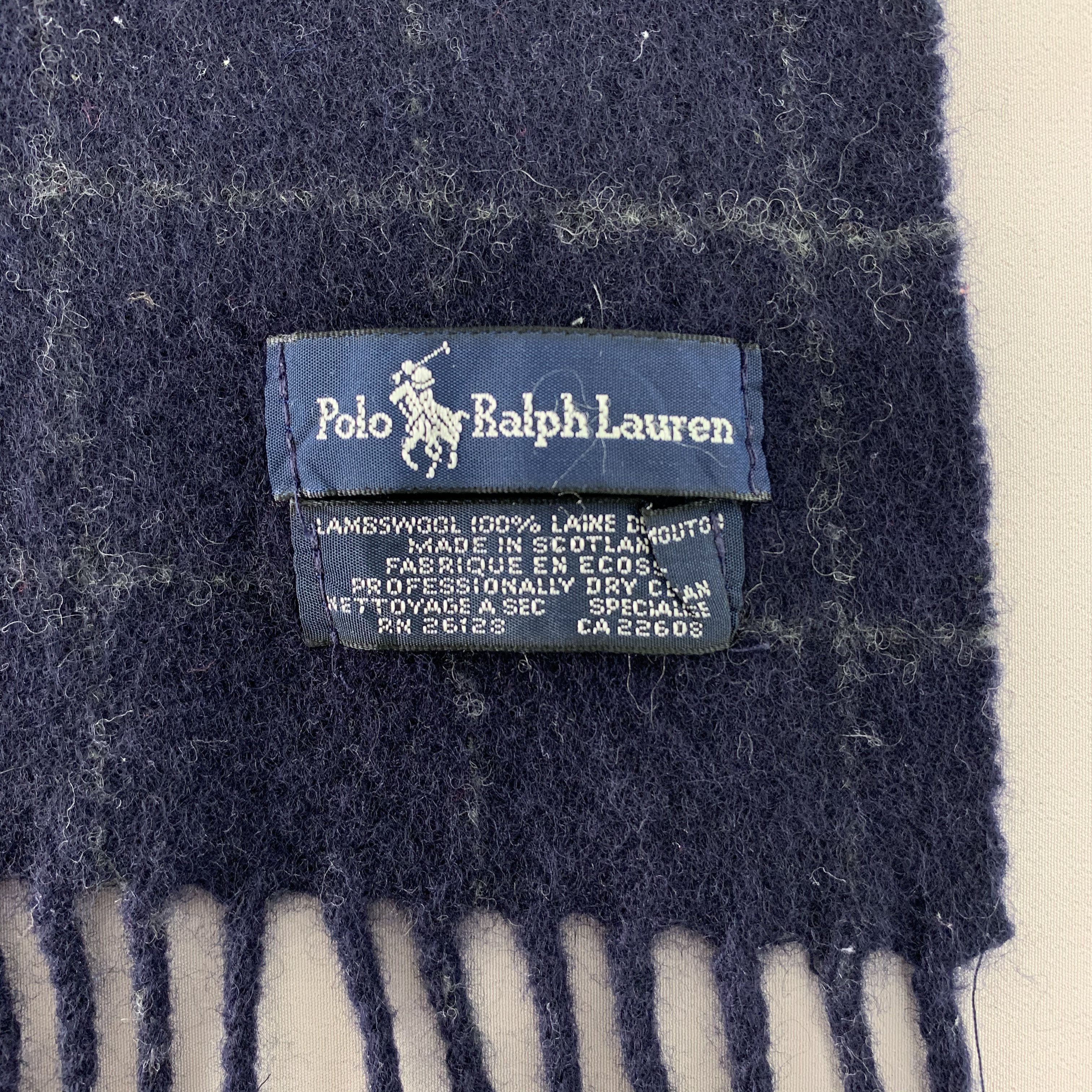 Polo Ralph Lauren Polo Ralph Lauren Scarf Wool Muffler Neck Wrap BL4325 Size ONE SIZE - 4 Thumbnail