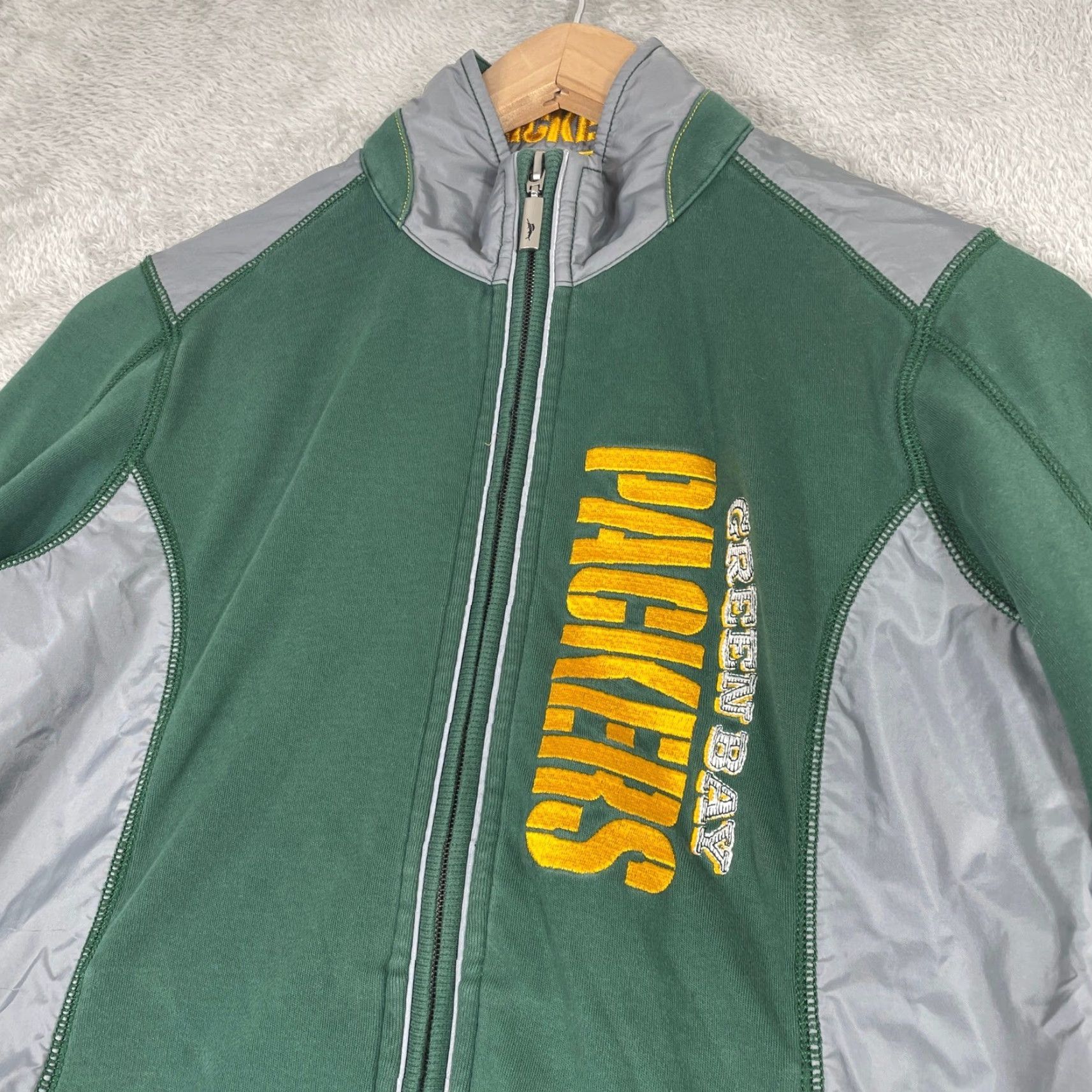Tommy Bahama Tommy Bahama Jacket Womens Small NFL Green Bay Packers Full Zip Pima Cotton Size S / US 4 / IT 40 - 3 Thumbnail