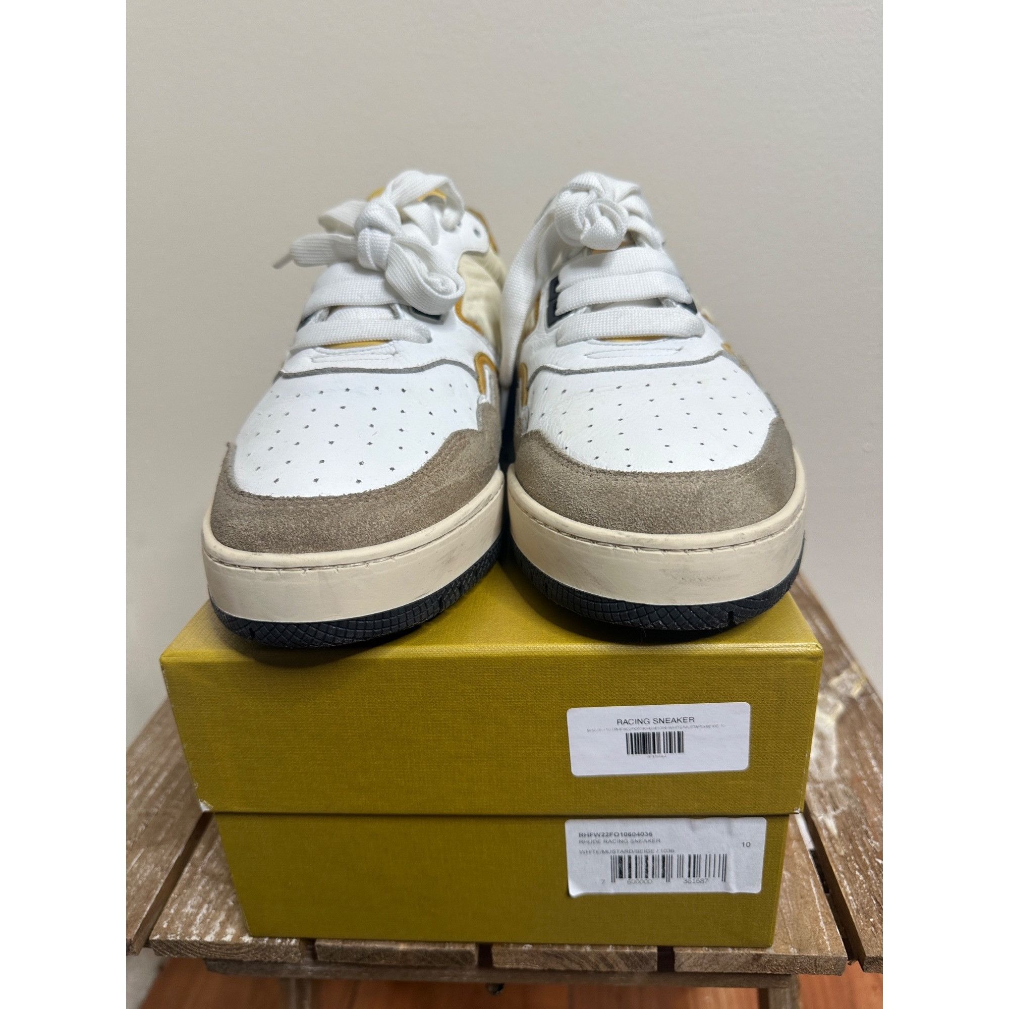 Rhude Rhude Racing Logo Embroidered Sneaker Size US 10 / EU 43 - 2 Thumbnail